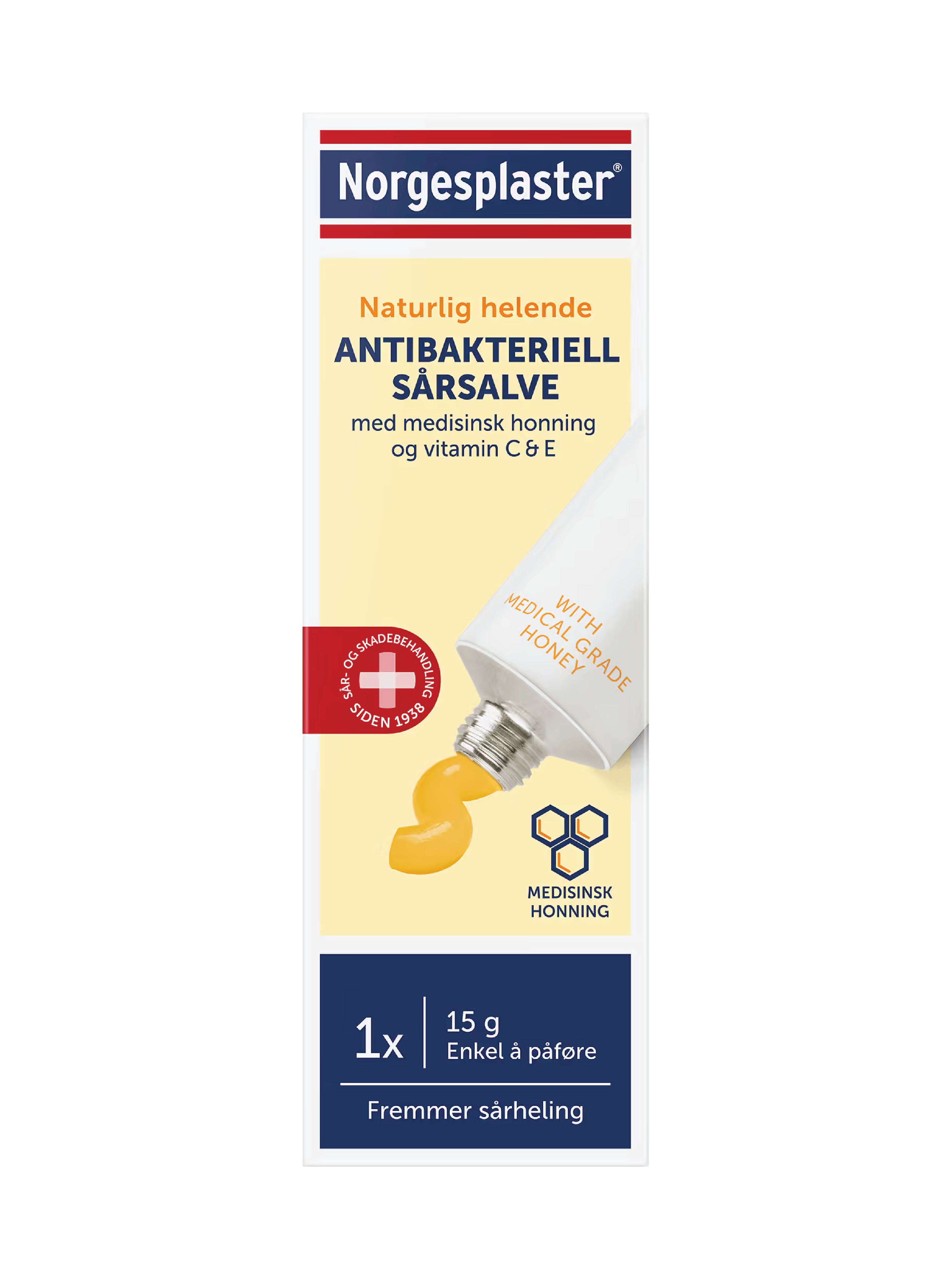 Norgesplaster Antibakteriell Sårsalve, 15 g