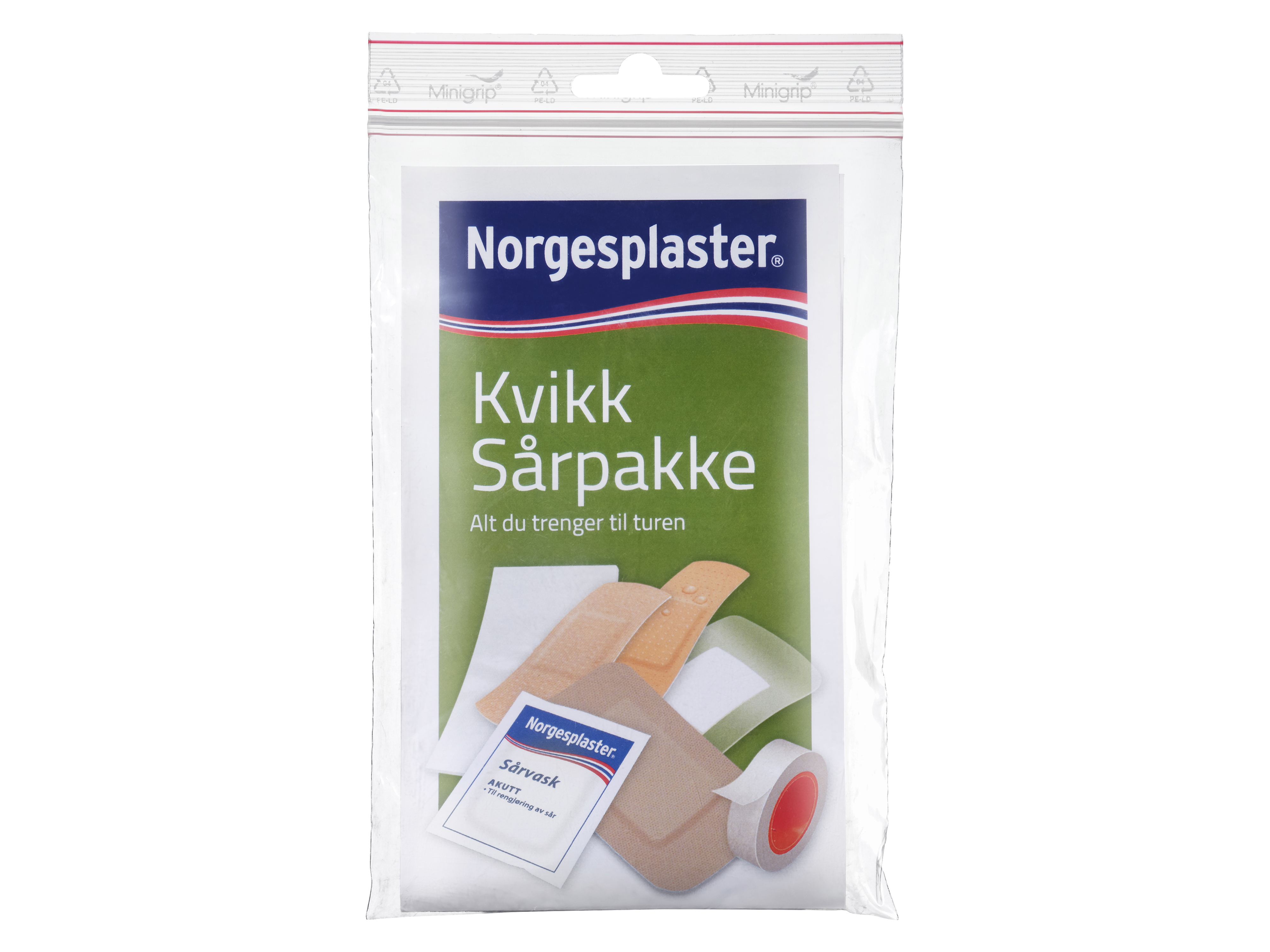 Norgesplaster Kvikk sårpakke, 1 stk