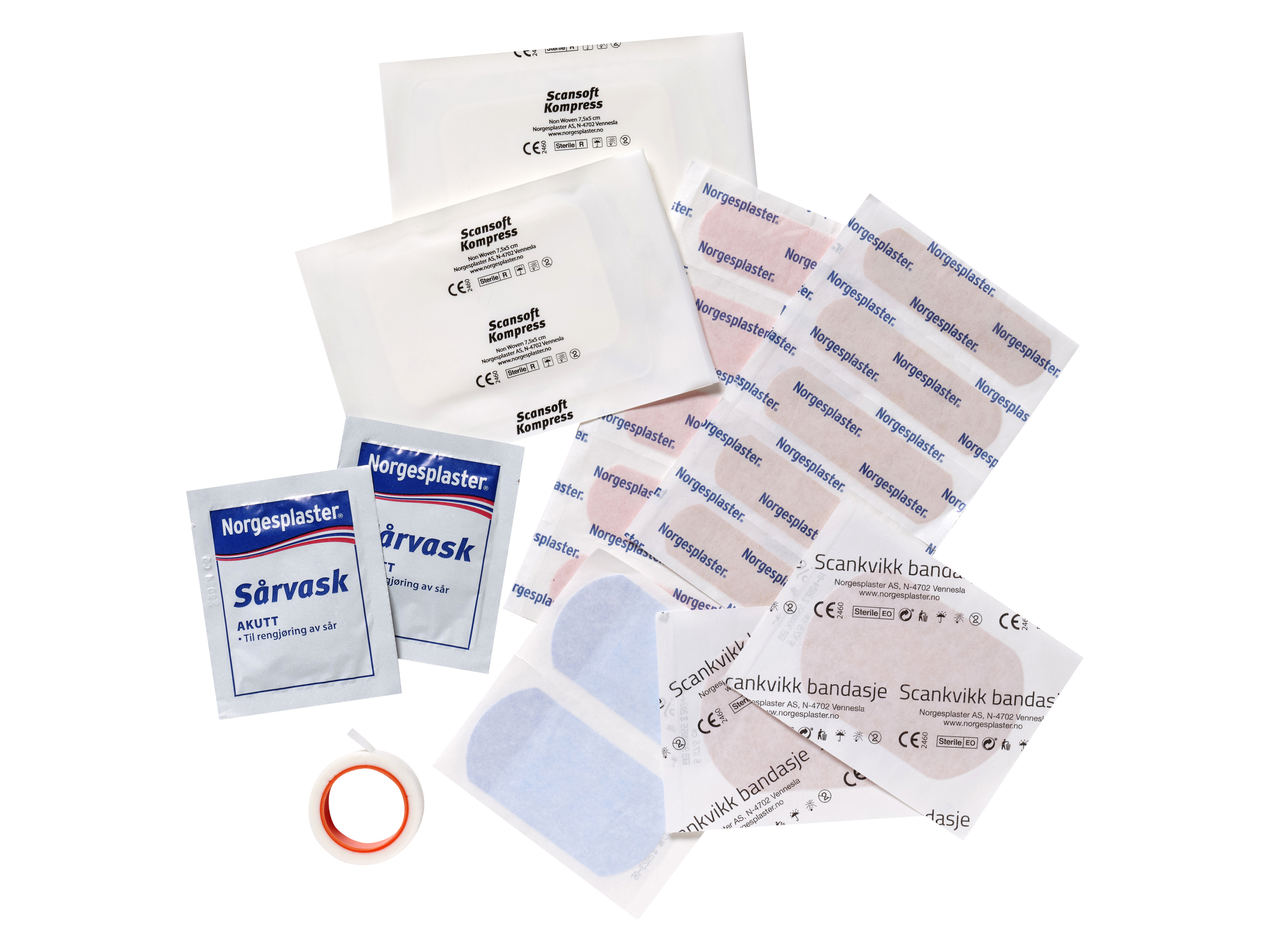 Norgesplaster Kvikk Sårpakke, 1 sett