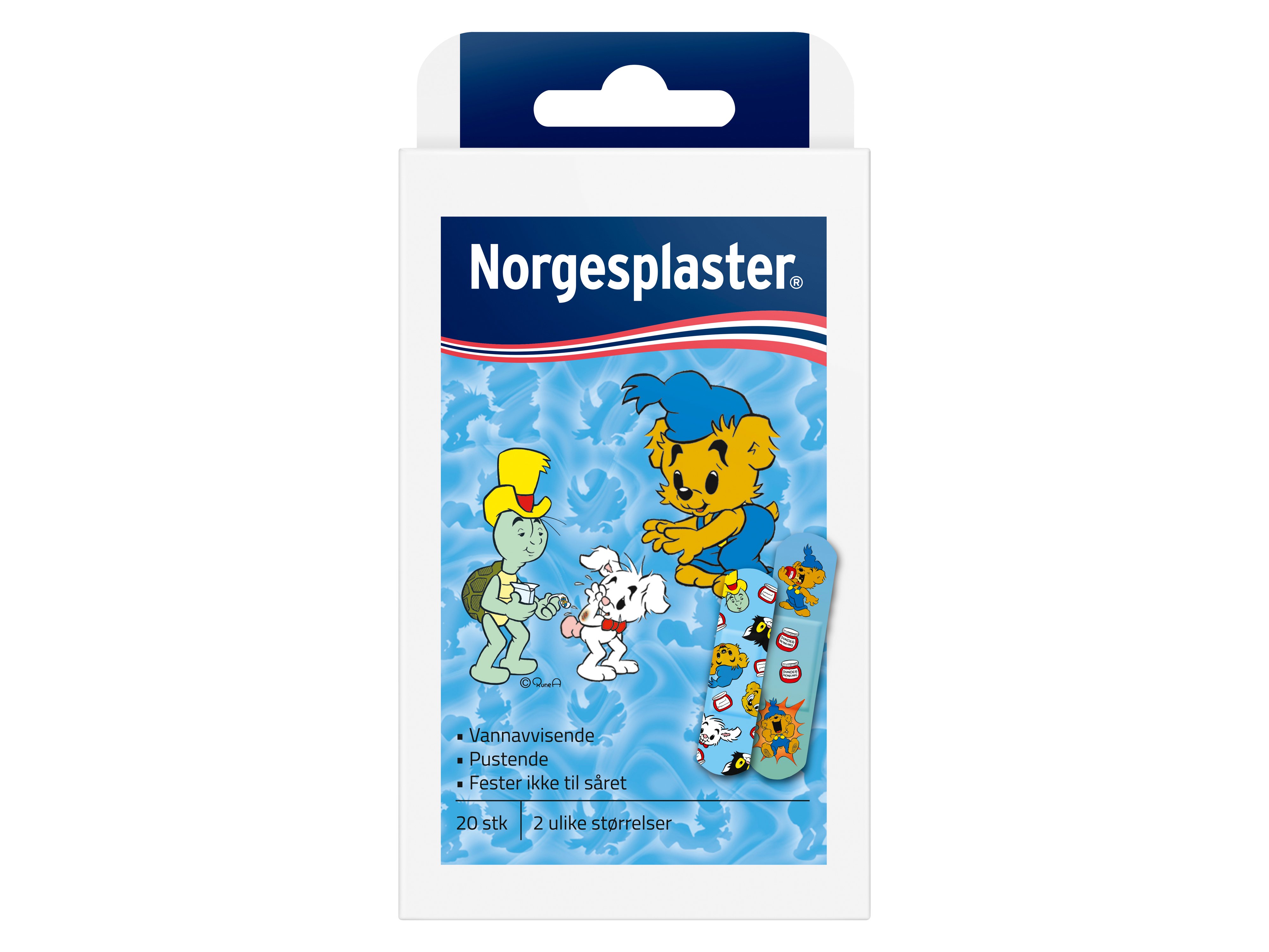 Norgesplaster Bamse Barneplaster, 20 stk.