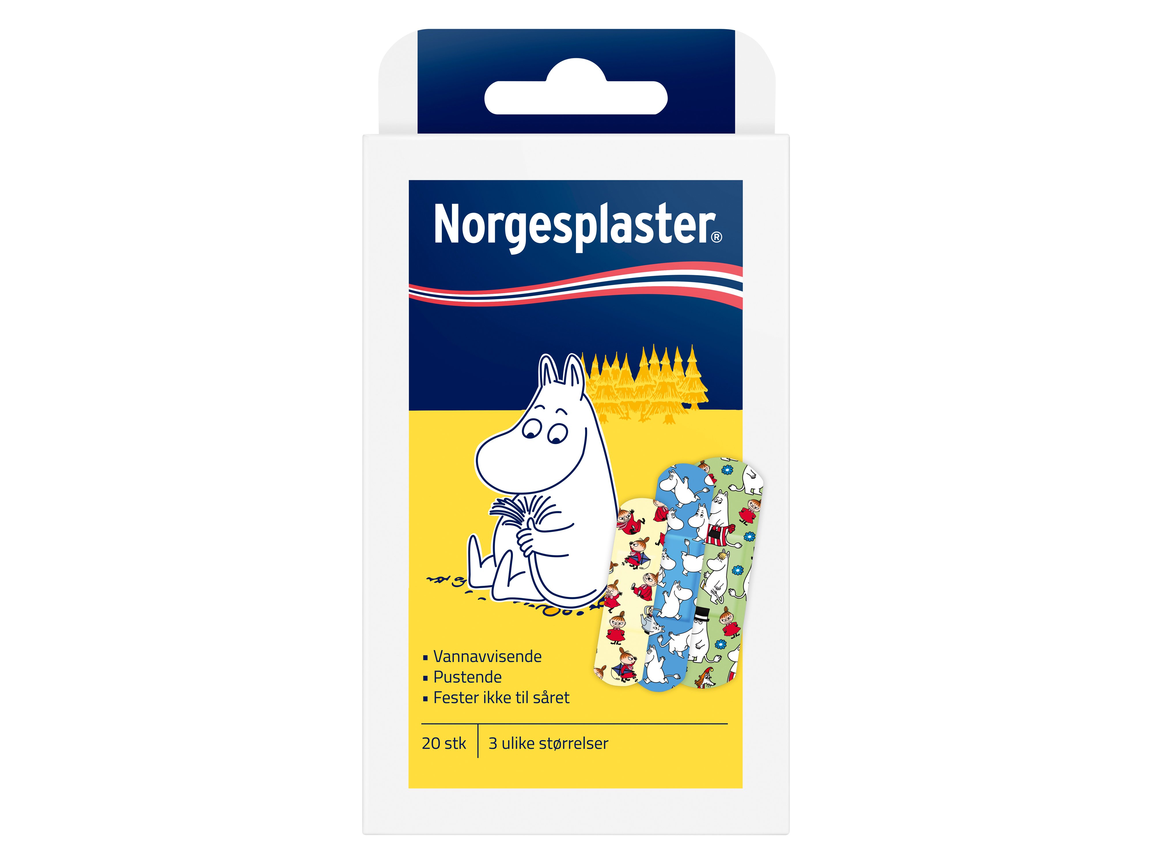 Norgesplaster Barneplaster Mummi, 20 stk.