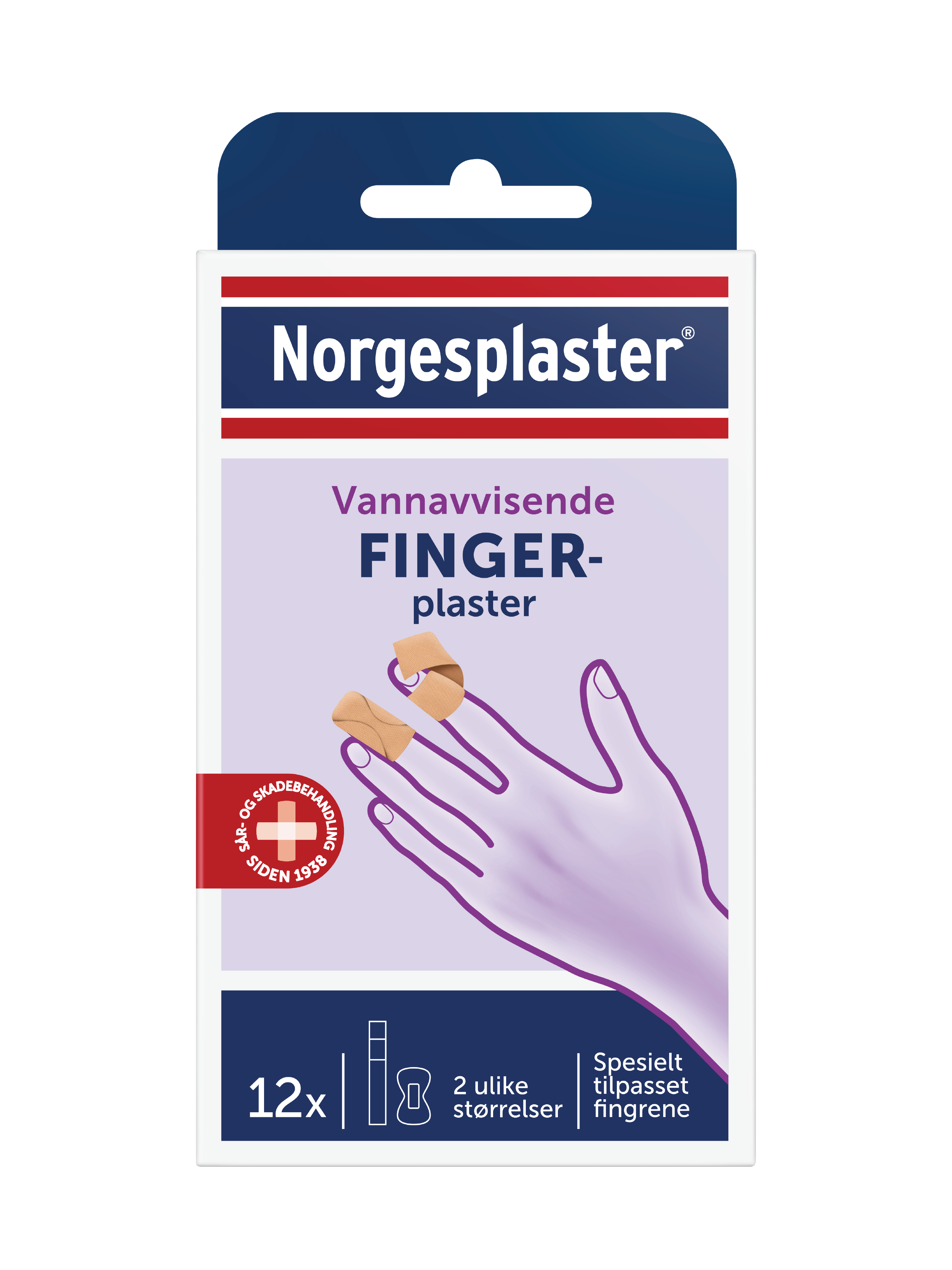 Norgesplaster Fingerplaster, 12 stk.