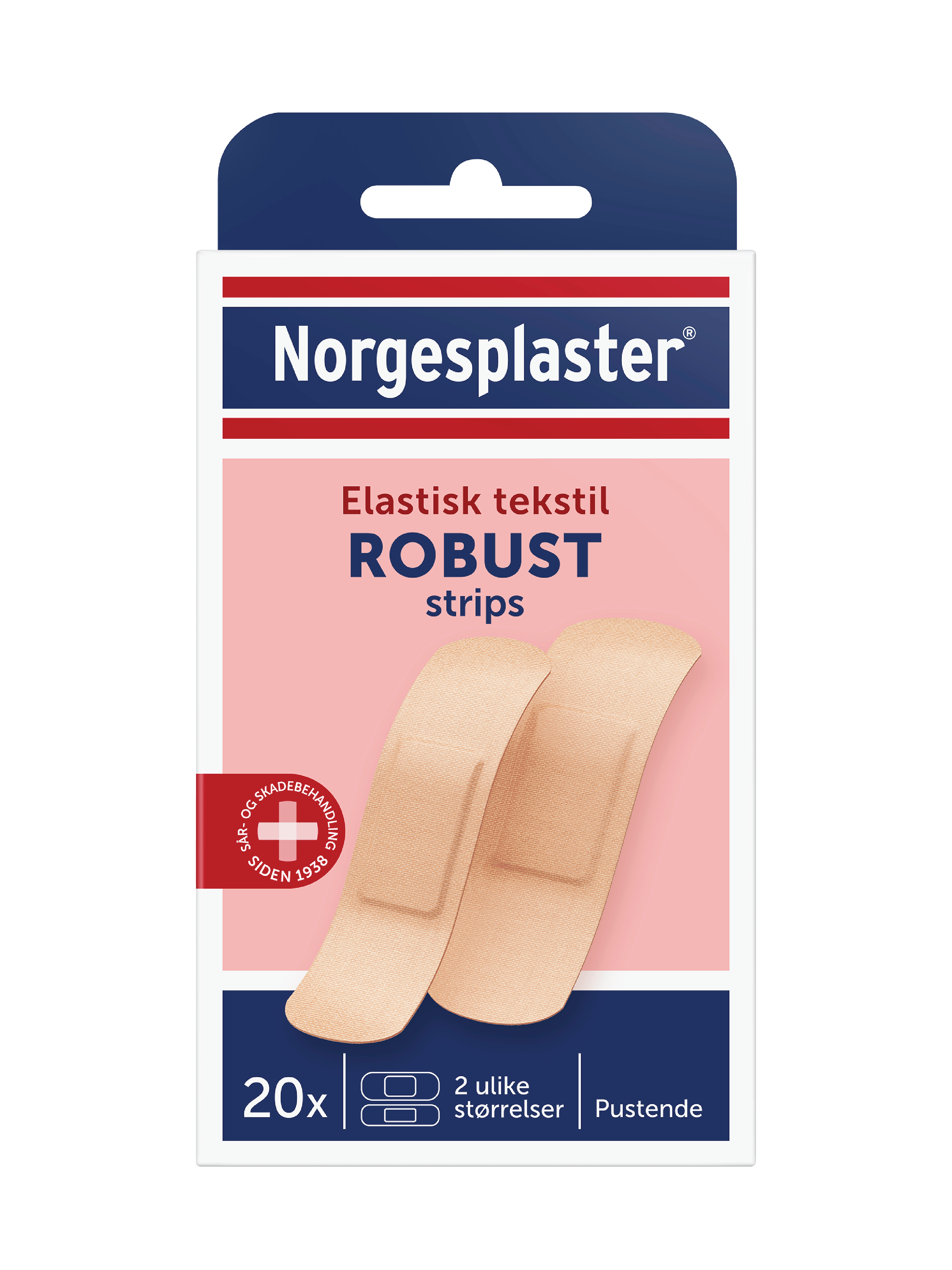 Norgesplaster Robust Plasterstrips, 20 stk.