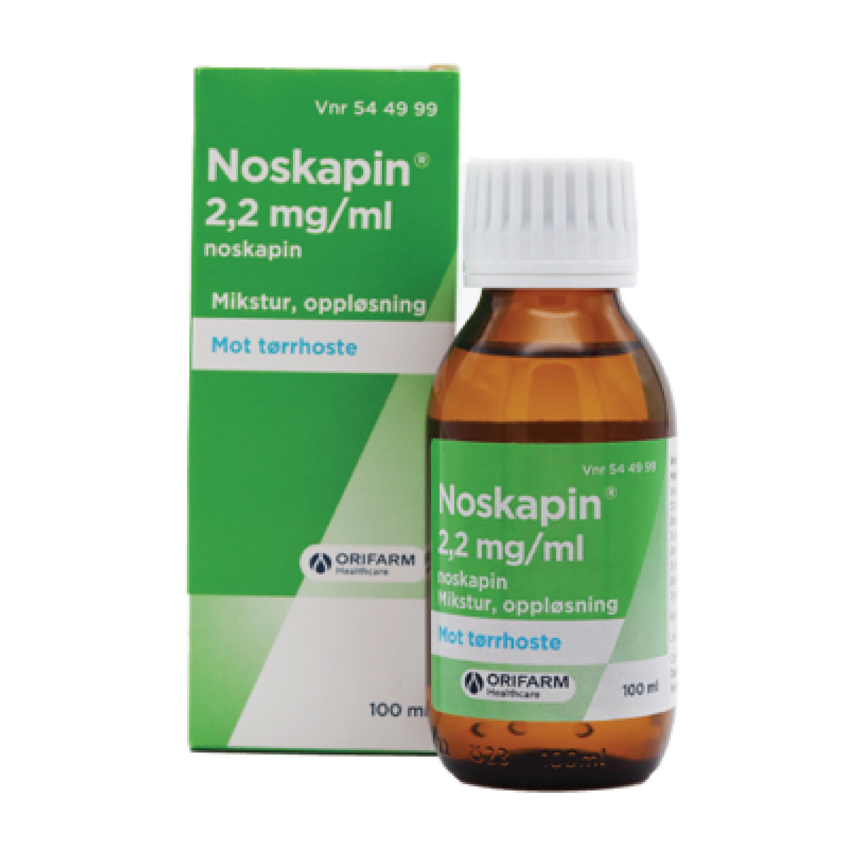 Noskapin Mikstur 2,2mg/ml, 100 ml.