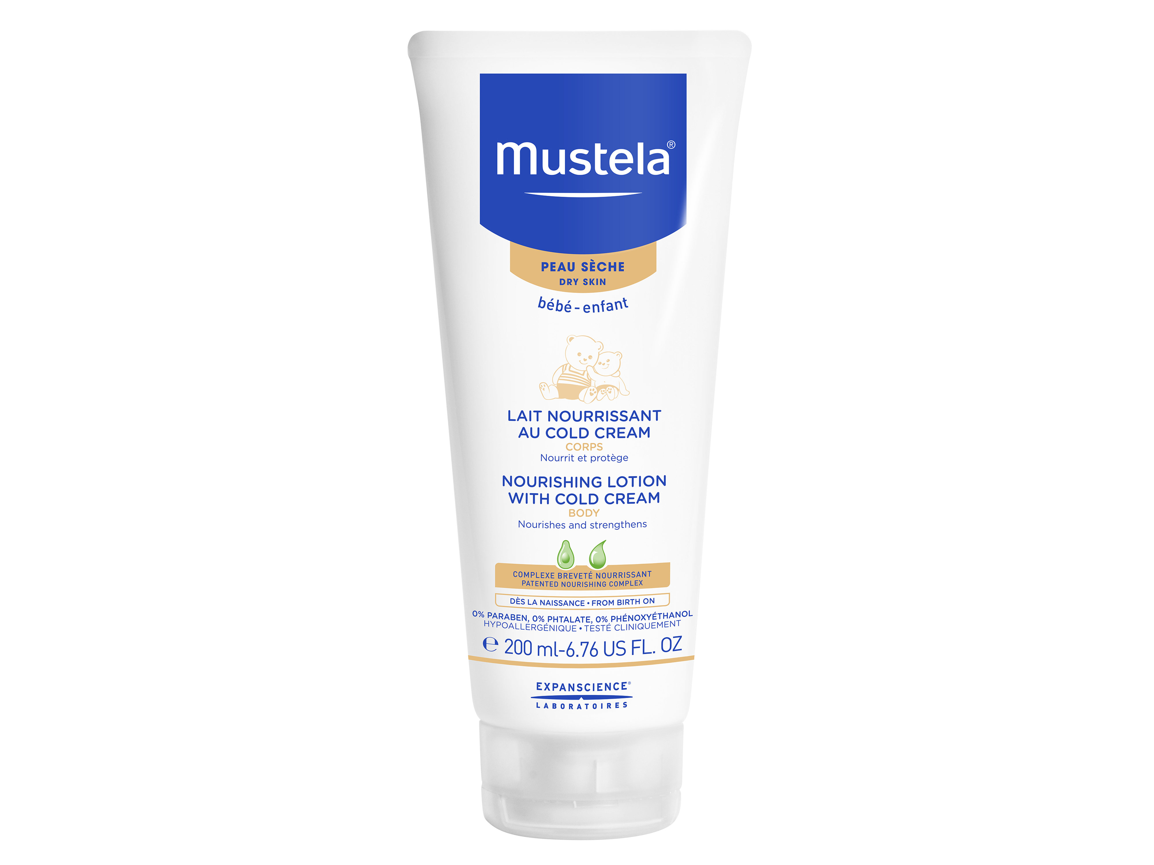 Mustela Nourishing Lotion w/ Cold Cream, 200 ml