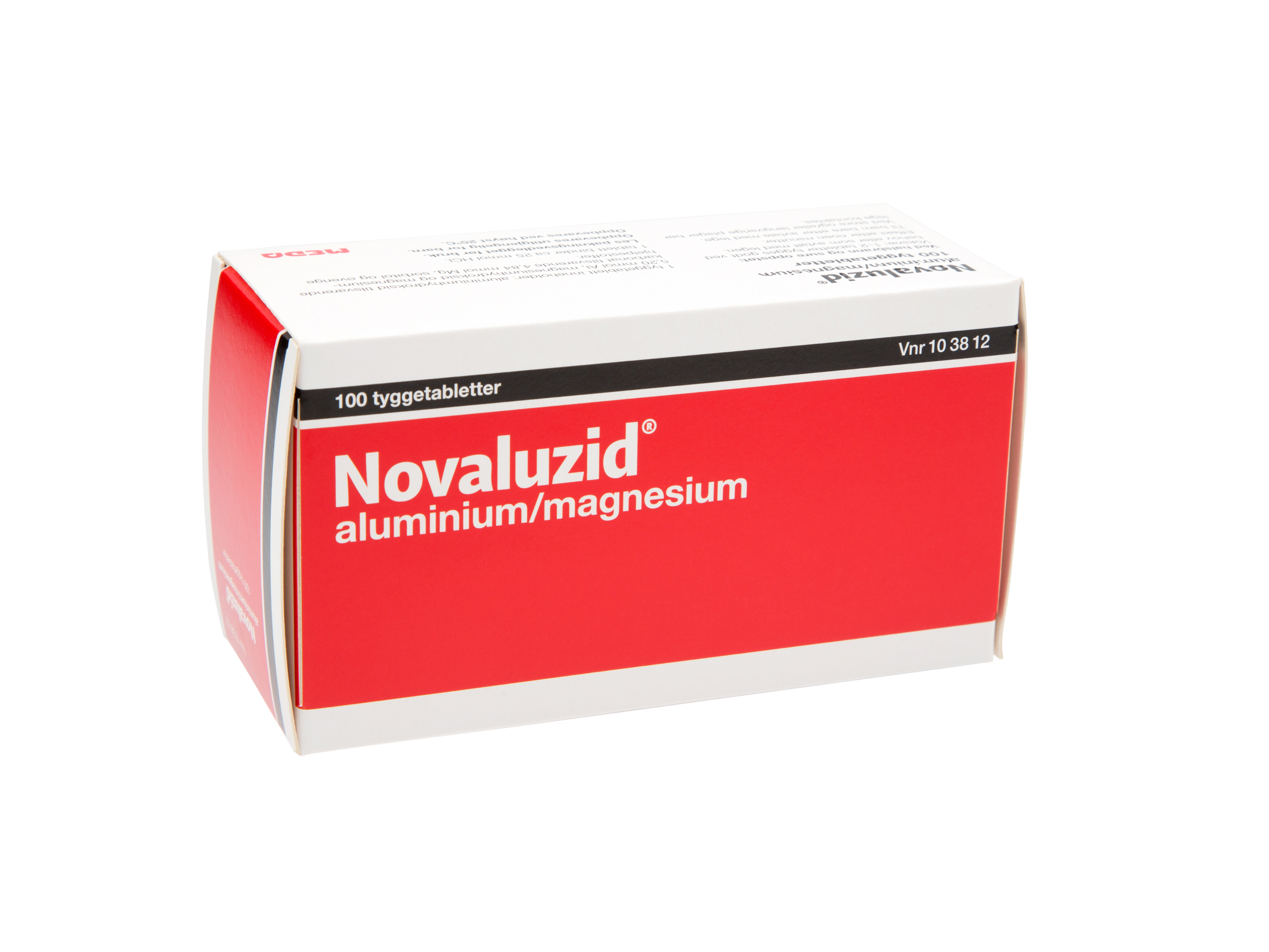 Novaluzid Mint tyggetabletter, 100 stk. på brett