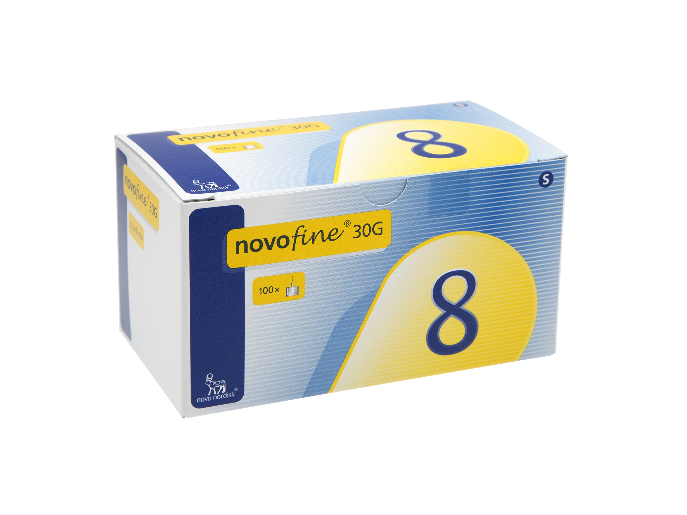 Novofine 30G  8mm, 100 stk.