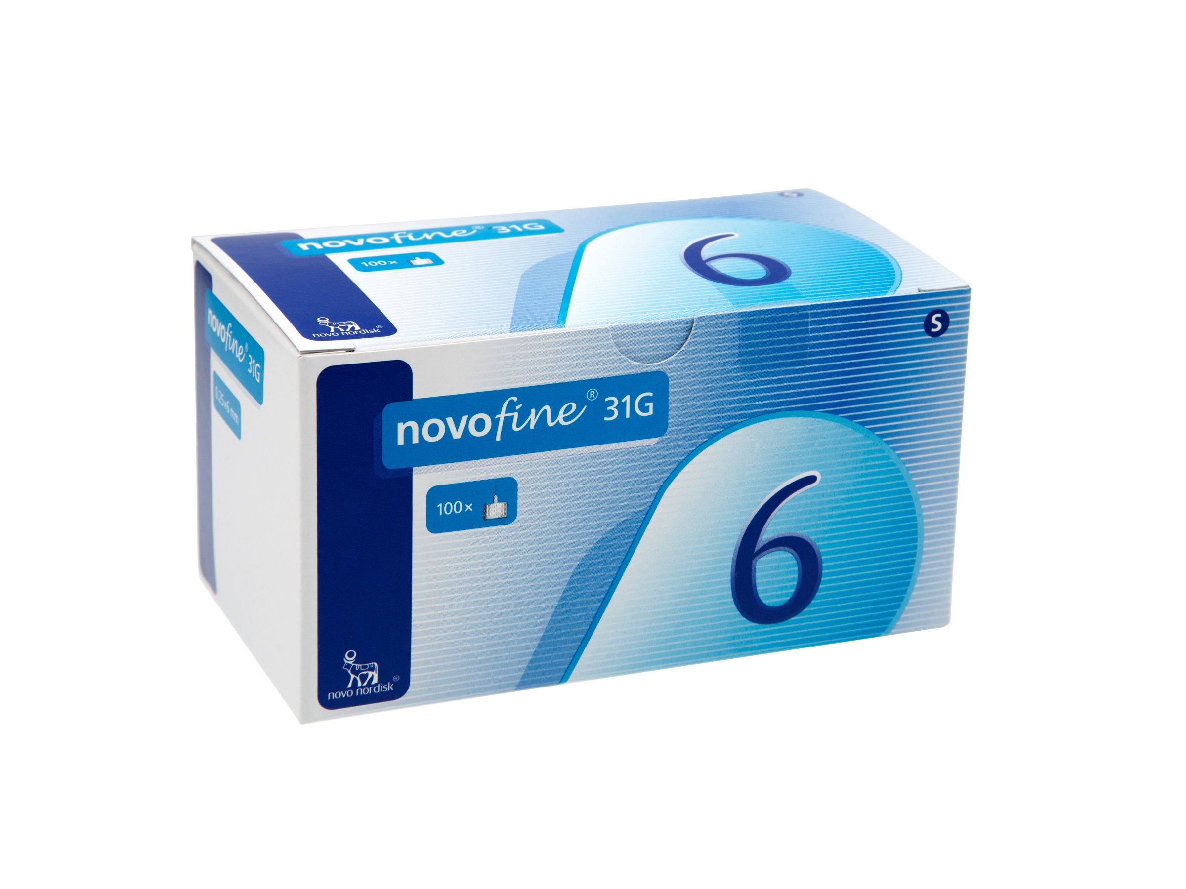 Novofine Kanyle 31G 0,25 x 6 mm, 100 stk