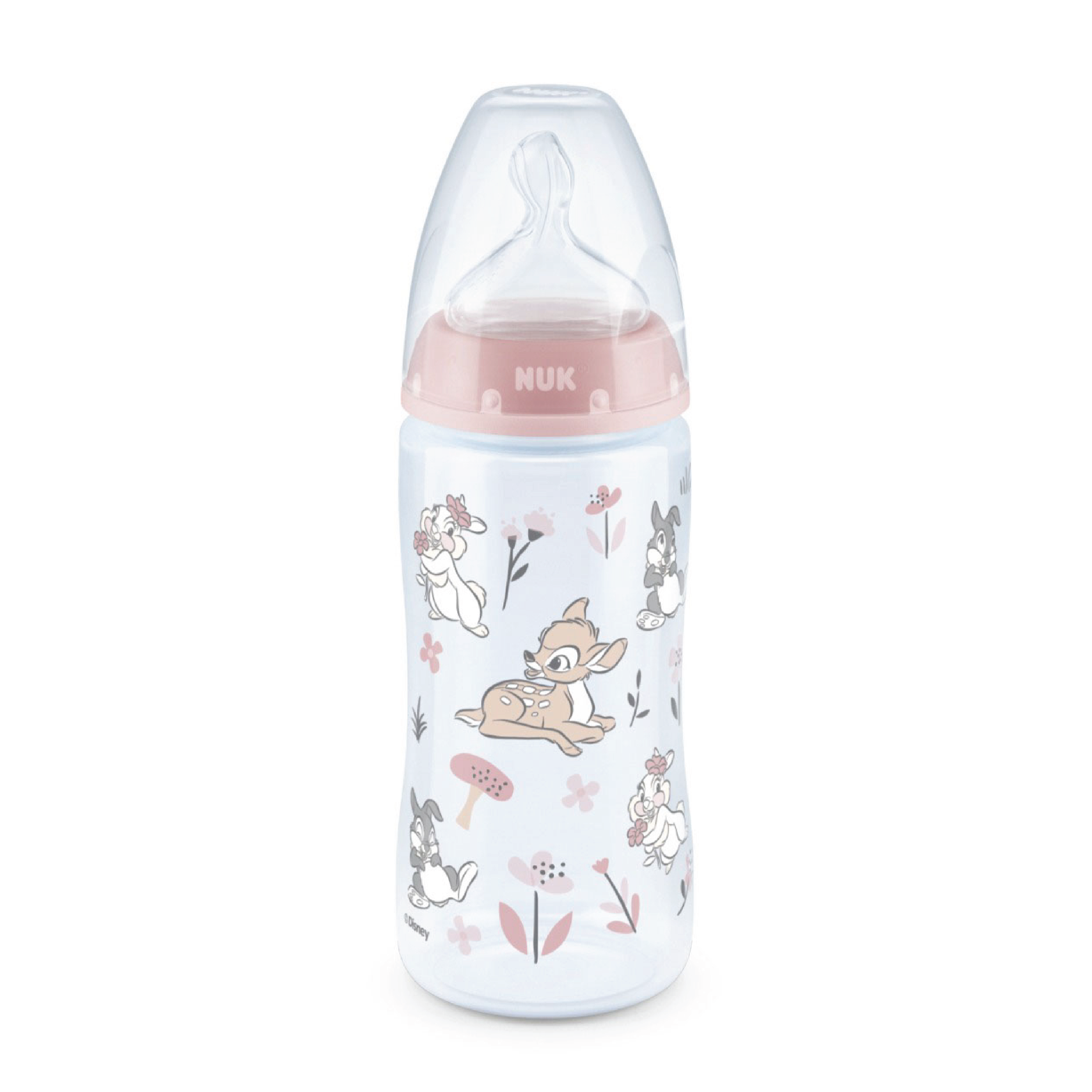 NUK First Choice+ Temperature Control  PP Bottle Bambi, 6-18 mnd, 300 ml