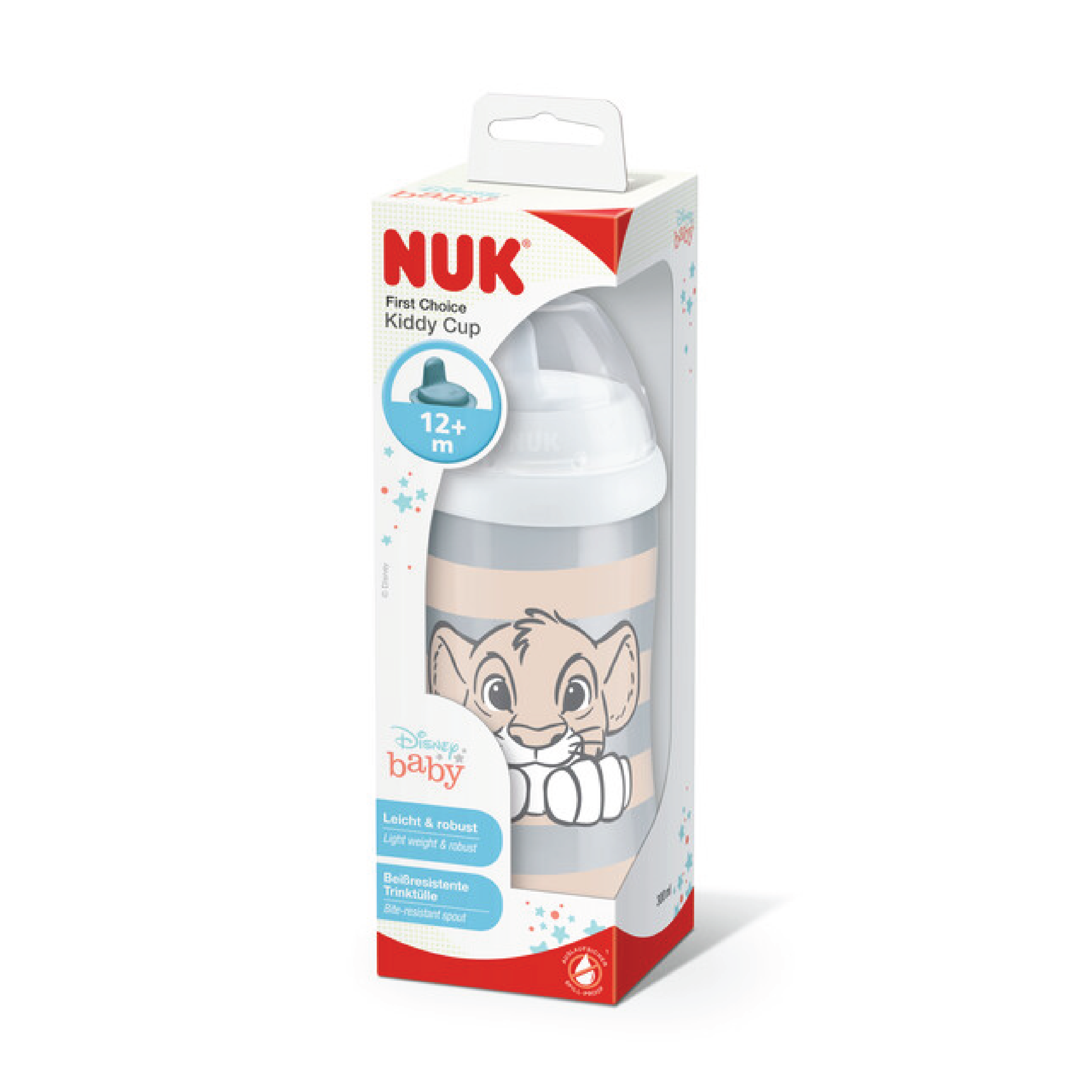 NUK Kiddy Cup Lion King, 12 mnd, 1 stk.