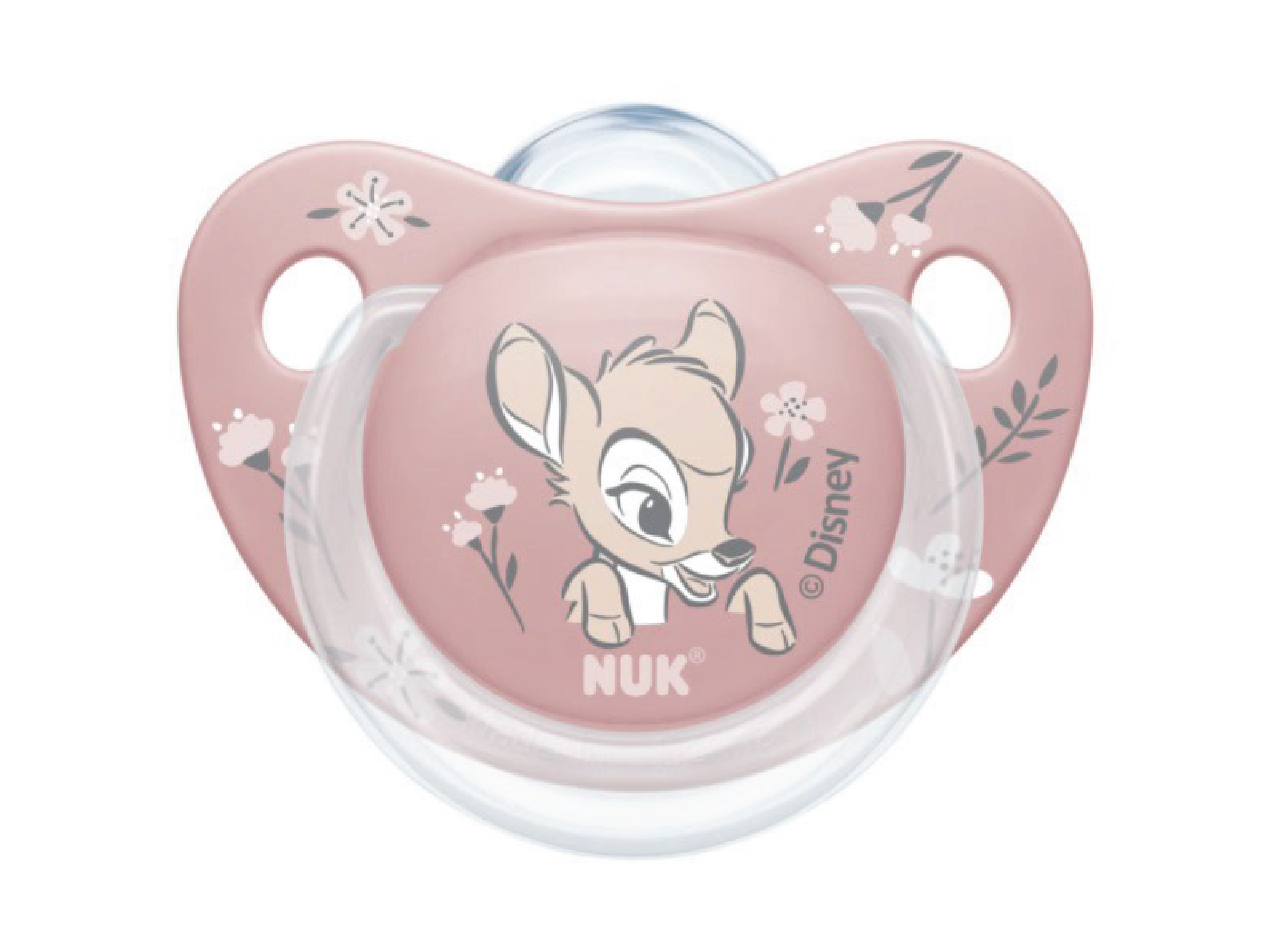 NUK Trendline Silikon Smokk S1 Bambi, 0-6 mnd, 1 stk.