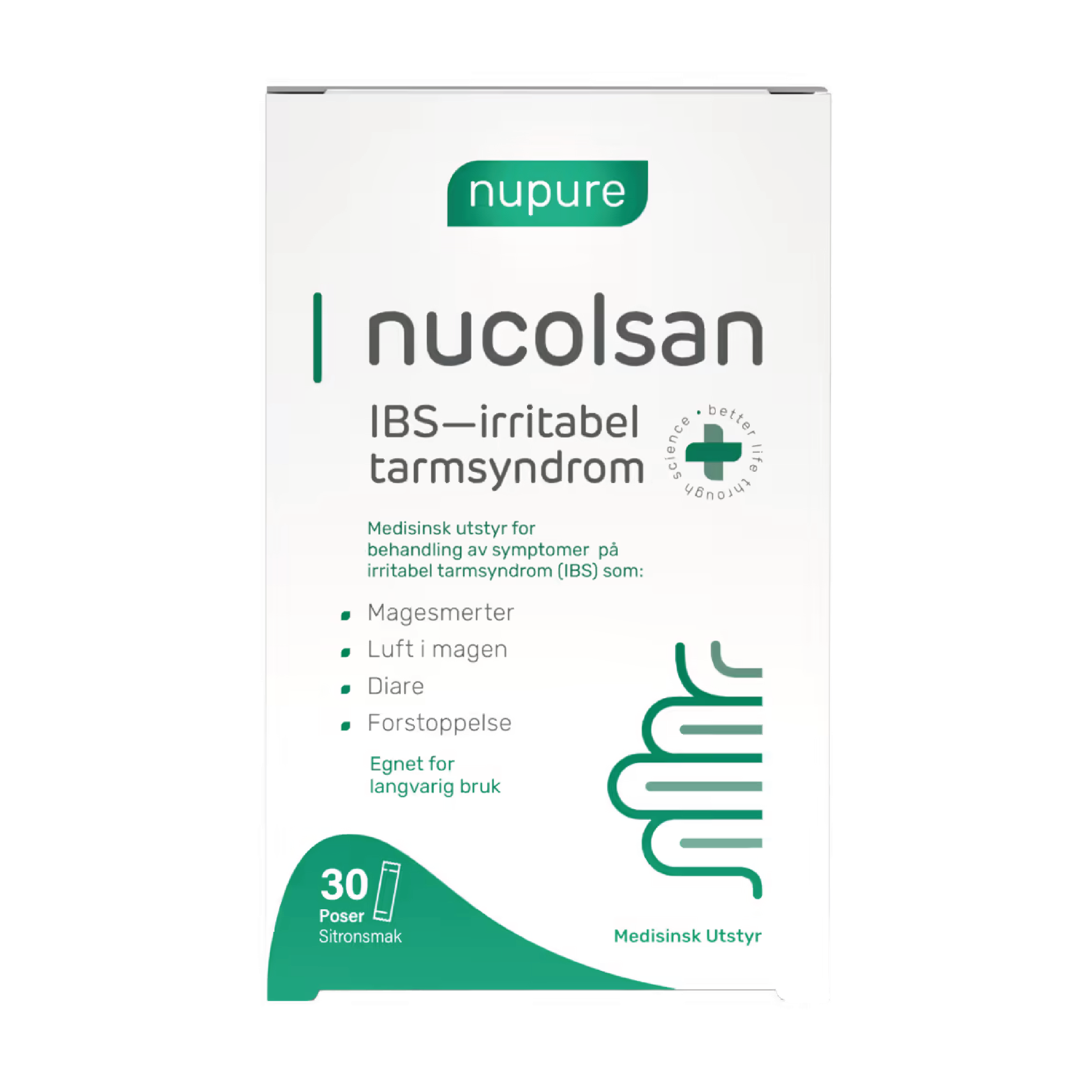 Nupure Nucolsan doseposer, 30 stk.