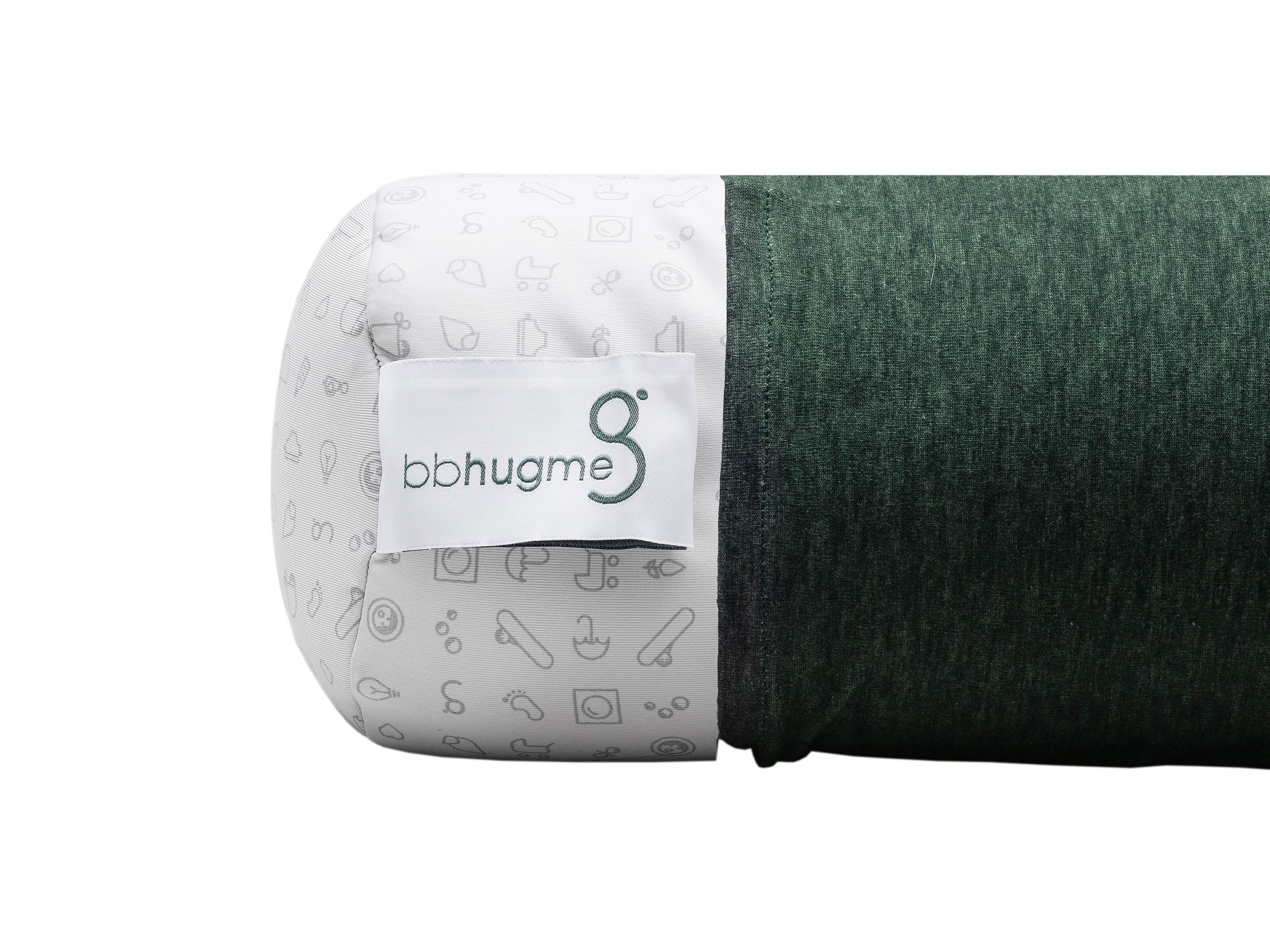 bbhugme Nursing Pillow Cover Forest Green, 1 stk.