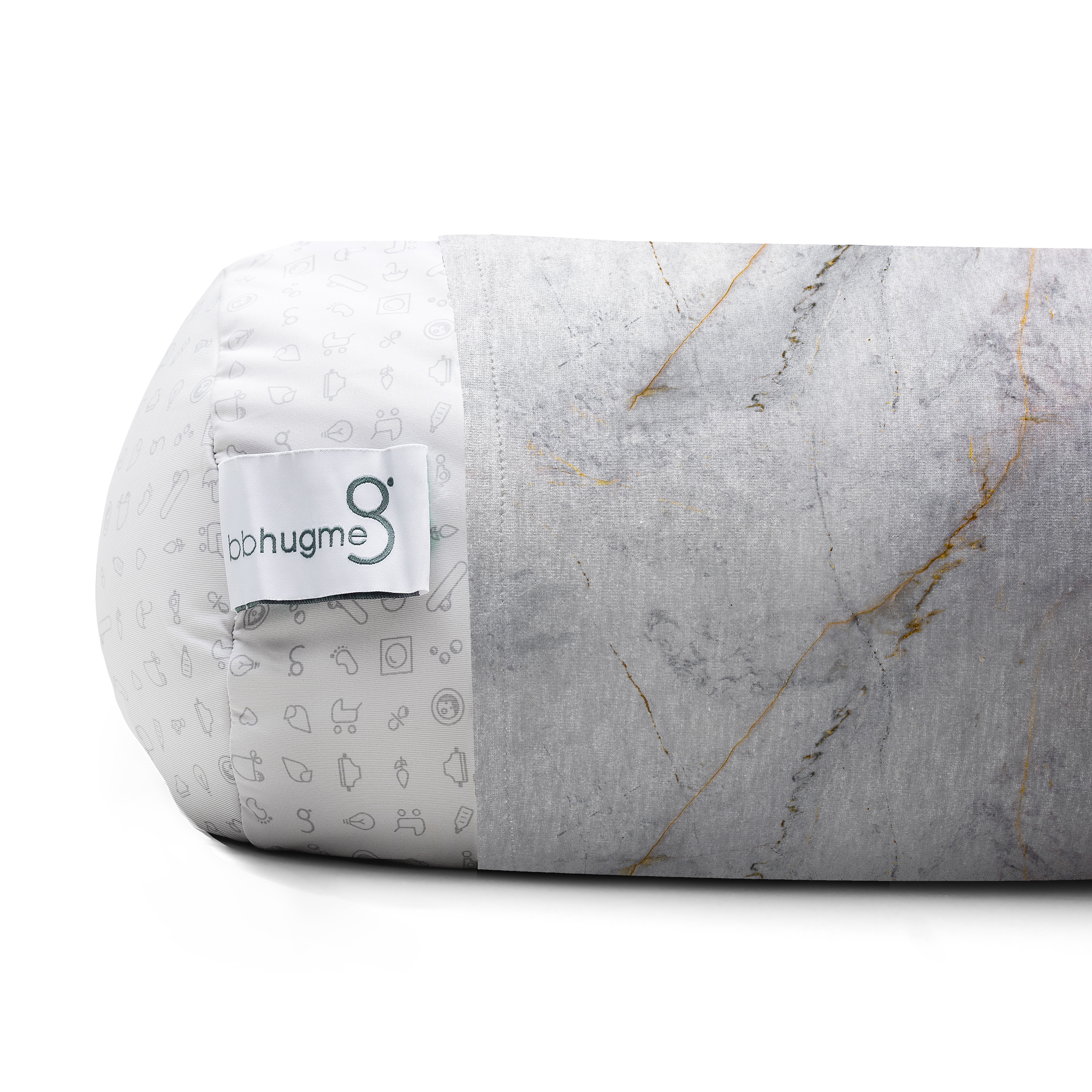 bbhugme Nursing Pillow Cover Marble, 1 stk.