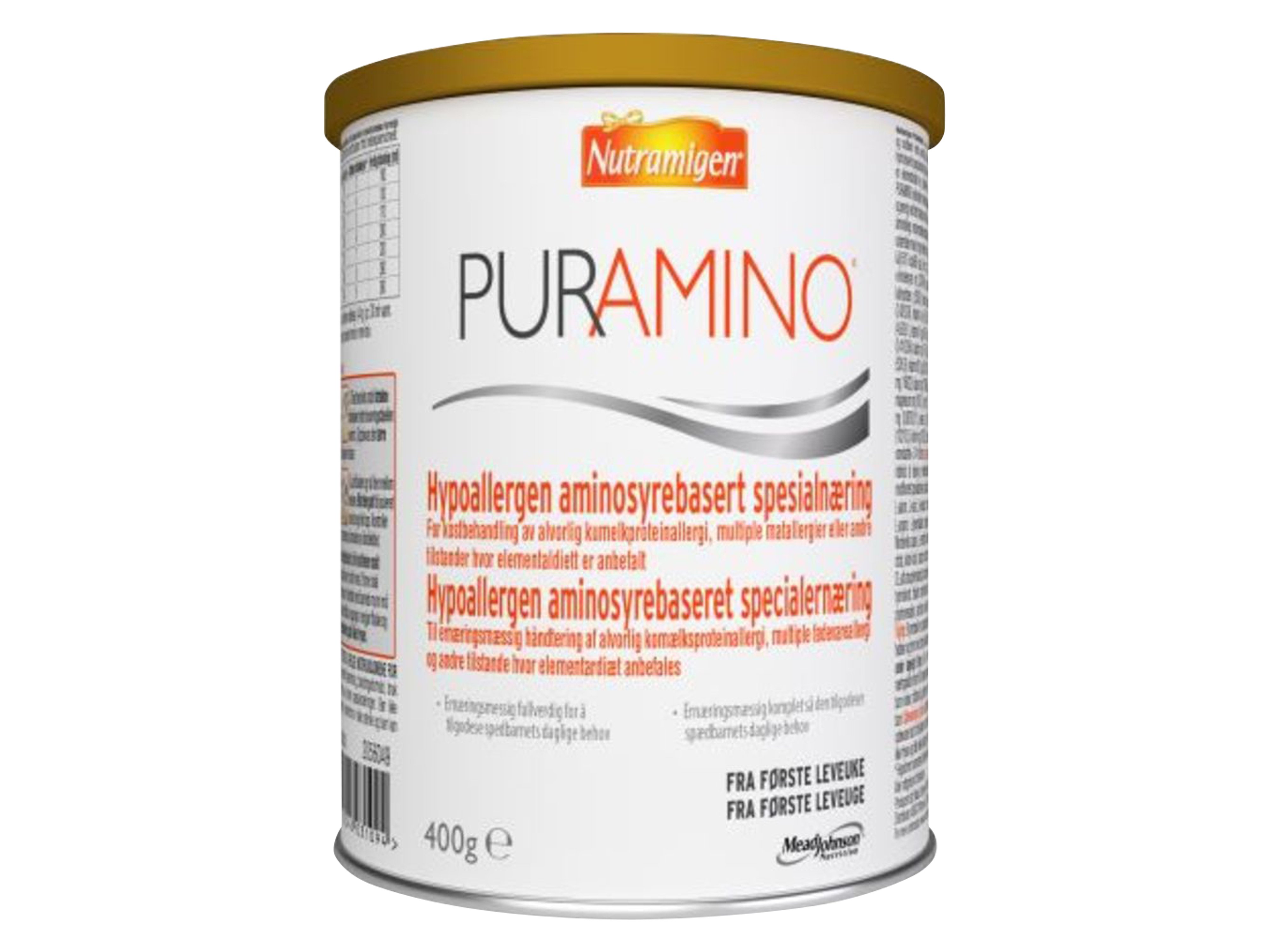 Nutramigen Puramino hypoallergen spesialnæring, 400 gram