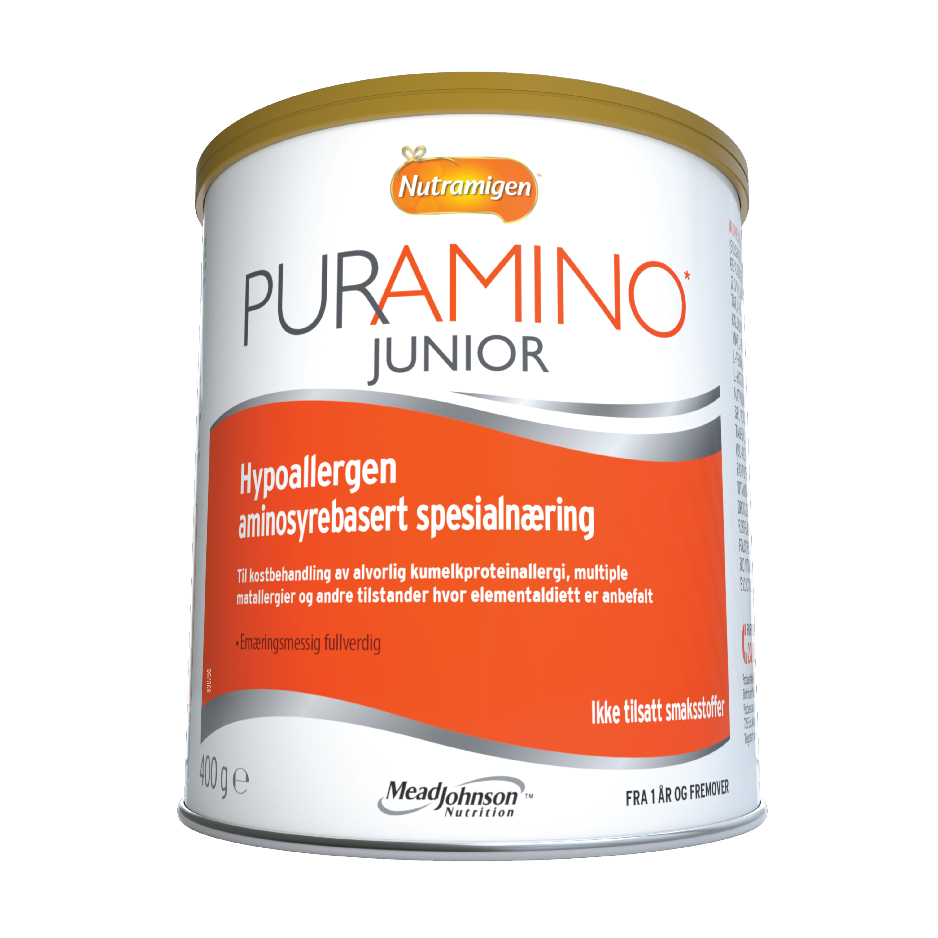 Nutramigen Puramino Junior, fra 1 år, 400 gram