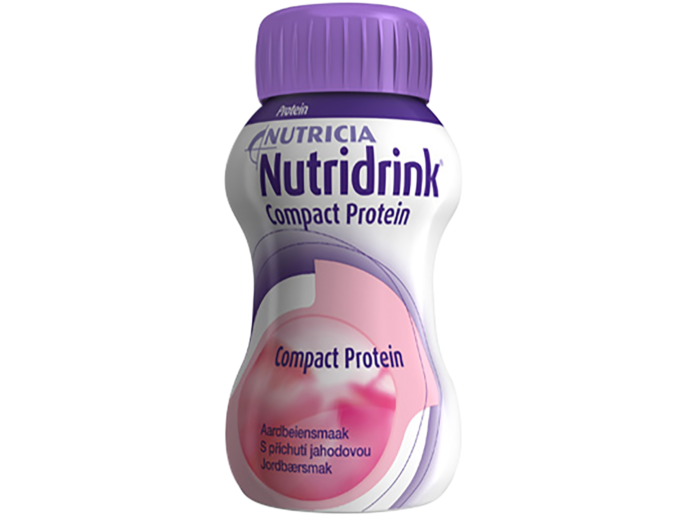Nutridrink Compact proteinrik næringsdrikk, Jordbær, 4 x 125 ml