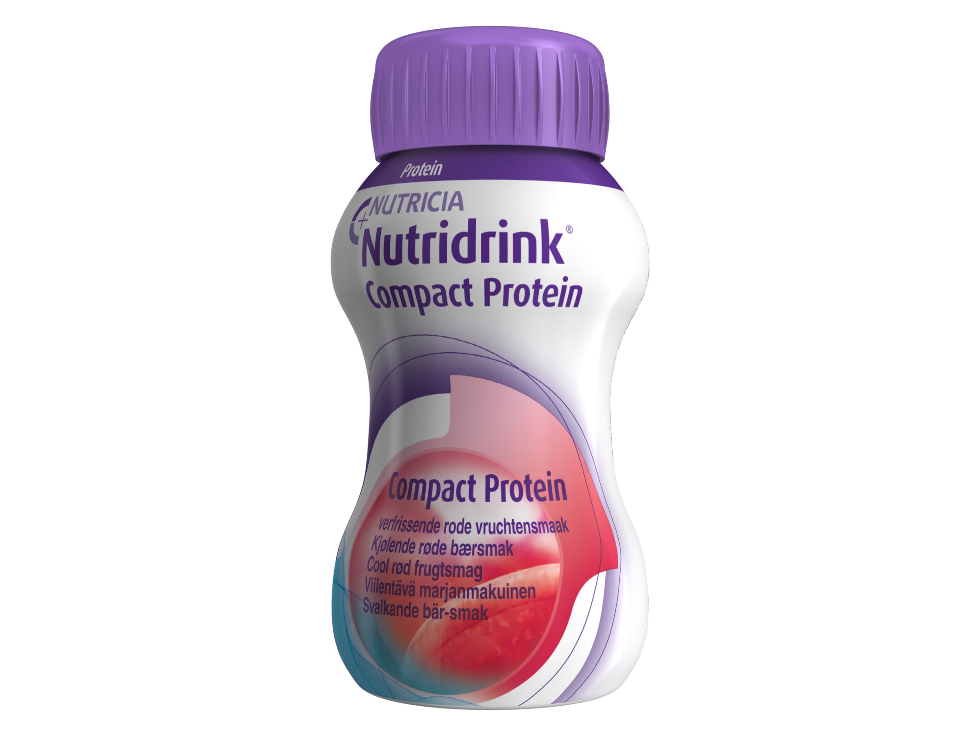 Nutridrink Compact proteinrik næringsdrikk, Kjølende røde bær, 4 x 125 ml