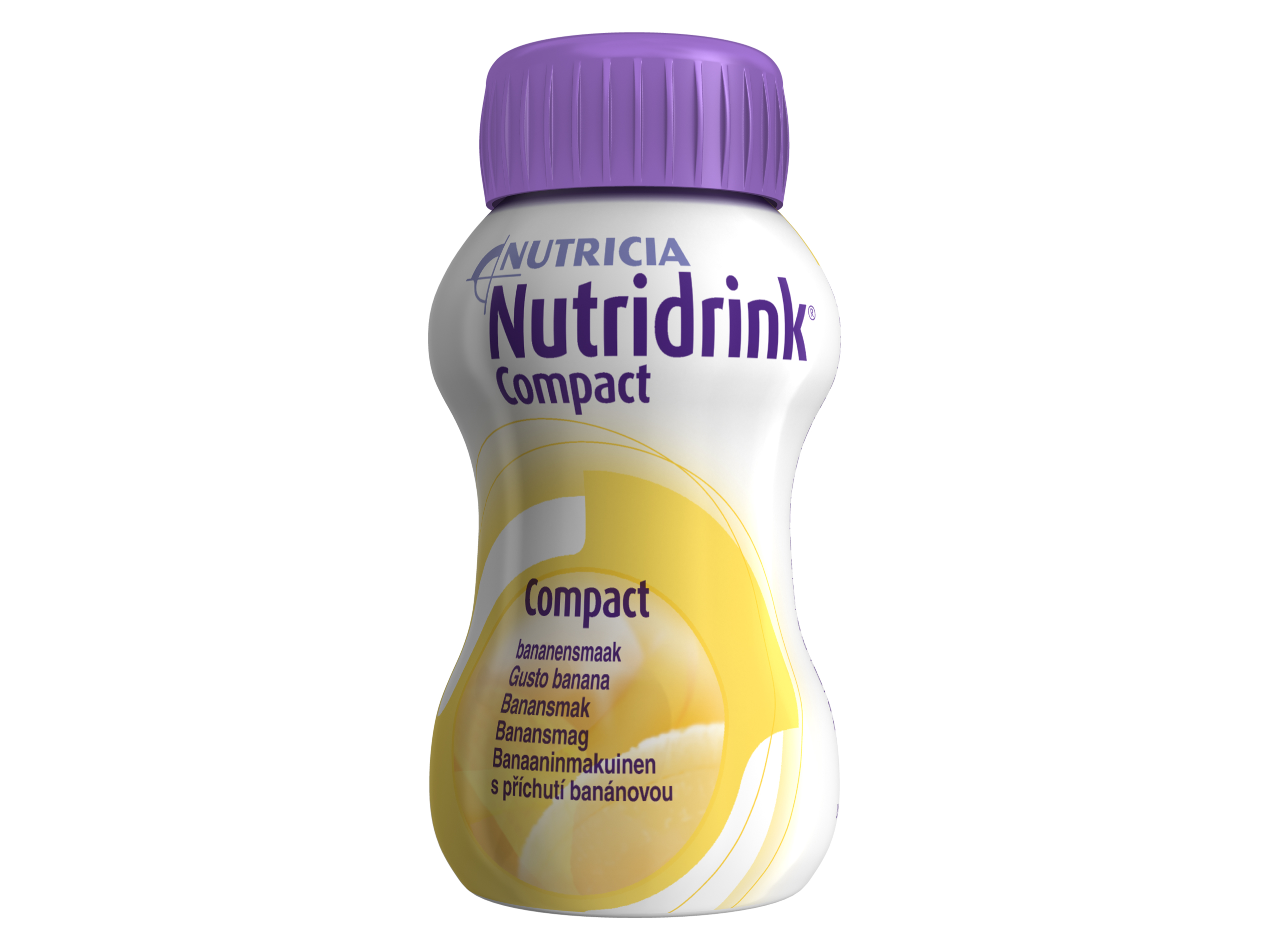 Nutridrink Compact næringsdrikk, Banan, 4x125 ml