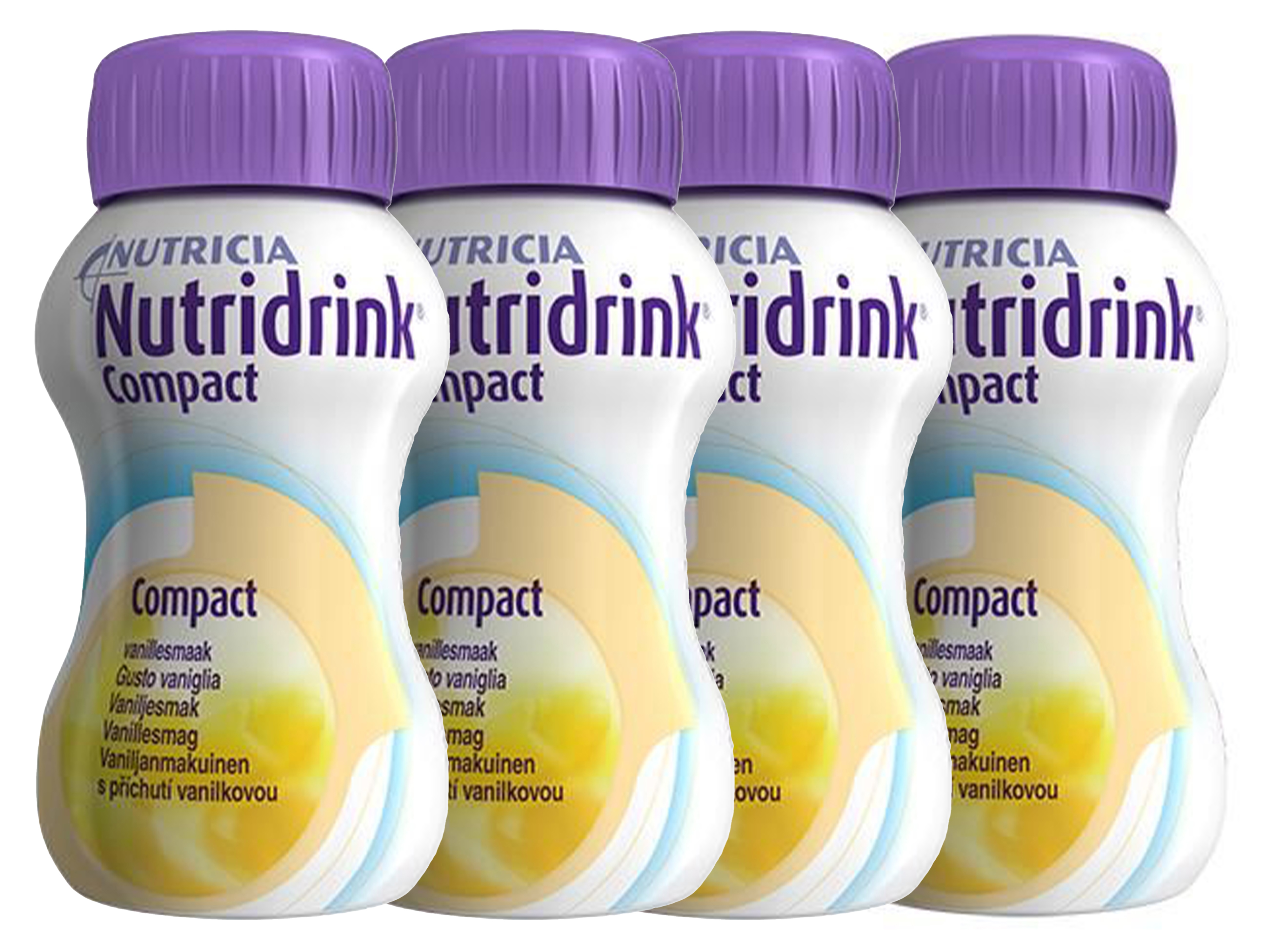 Nutridrink Compact næringsdrikk, Vanilje, 4x125 ml