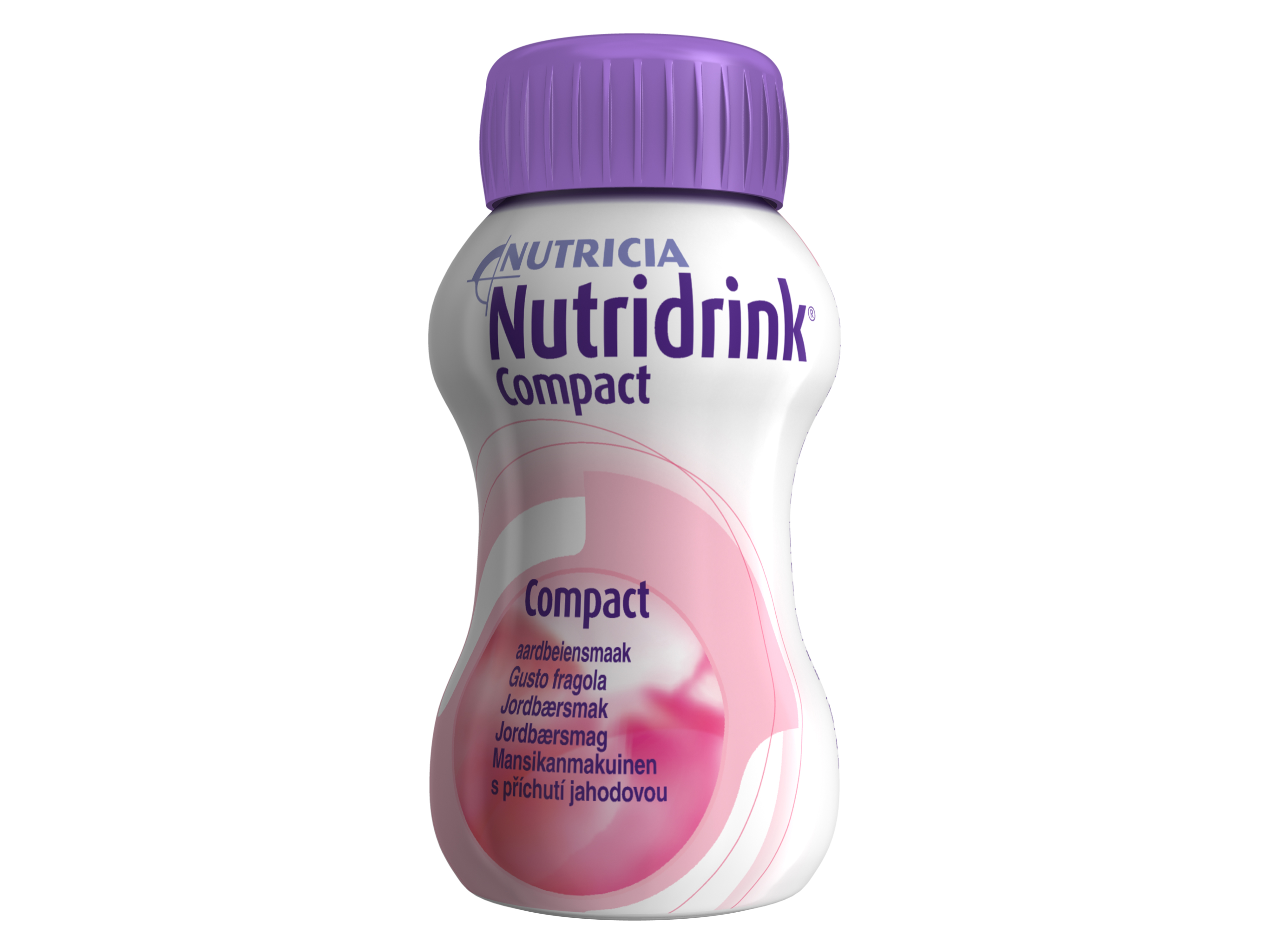 Nutridrink Compact næringsdrikk, Jordbær, 4x125 ml
