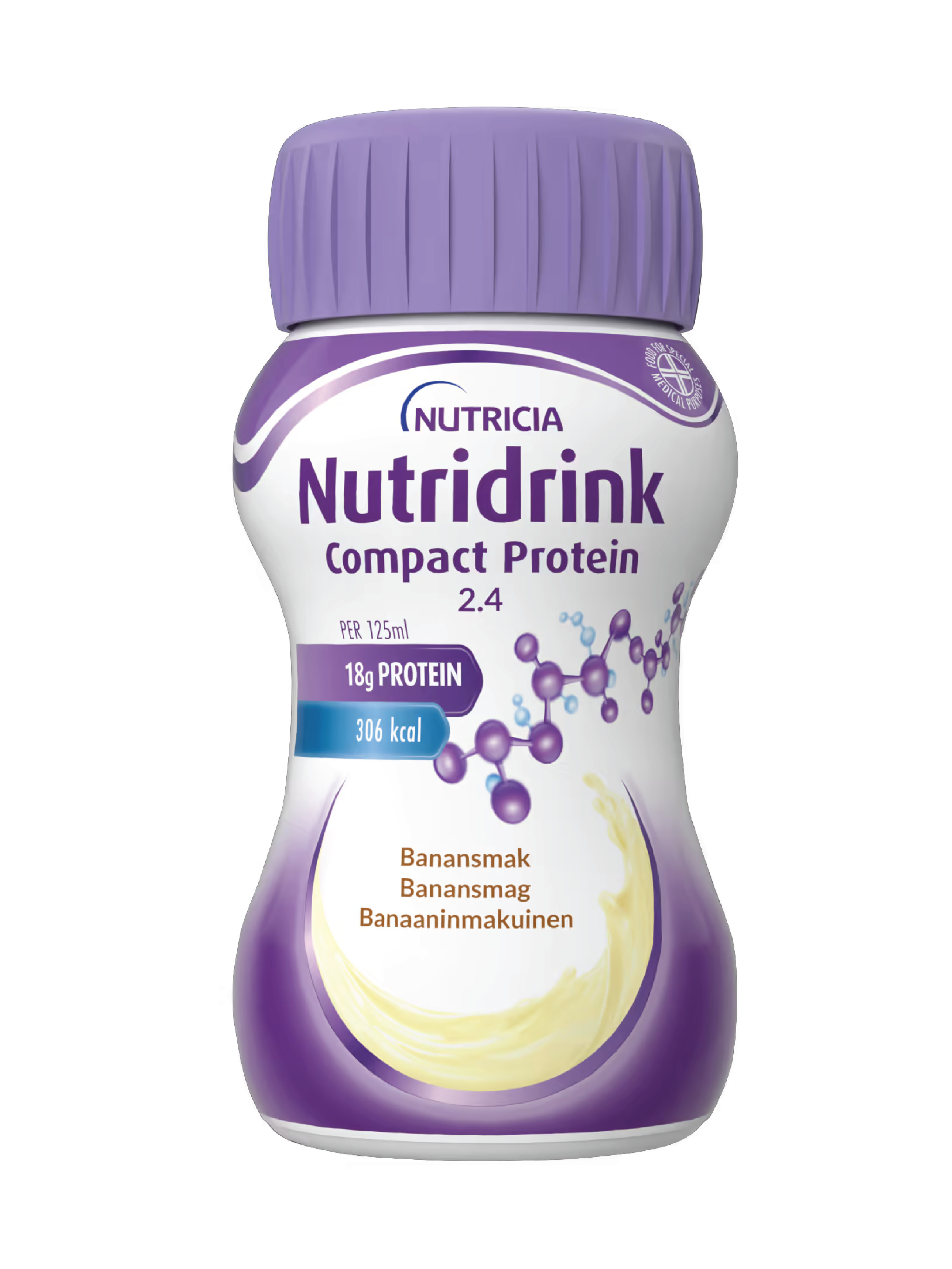 Nutridrink Compact Protein Næringsdrikk, 4x125 ml