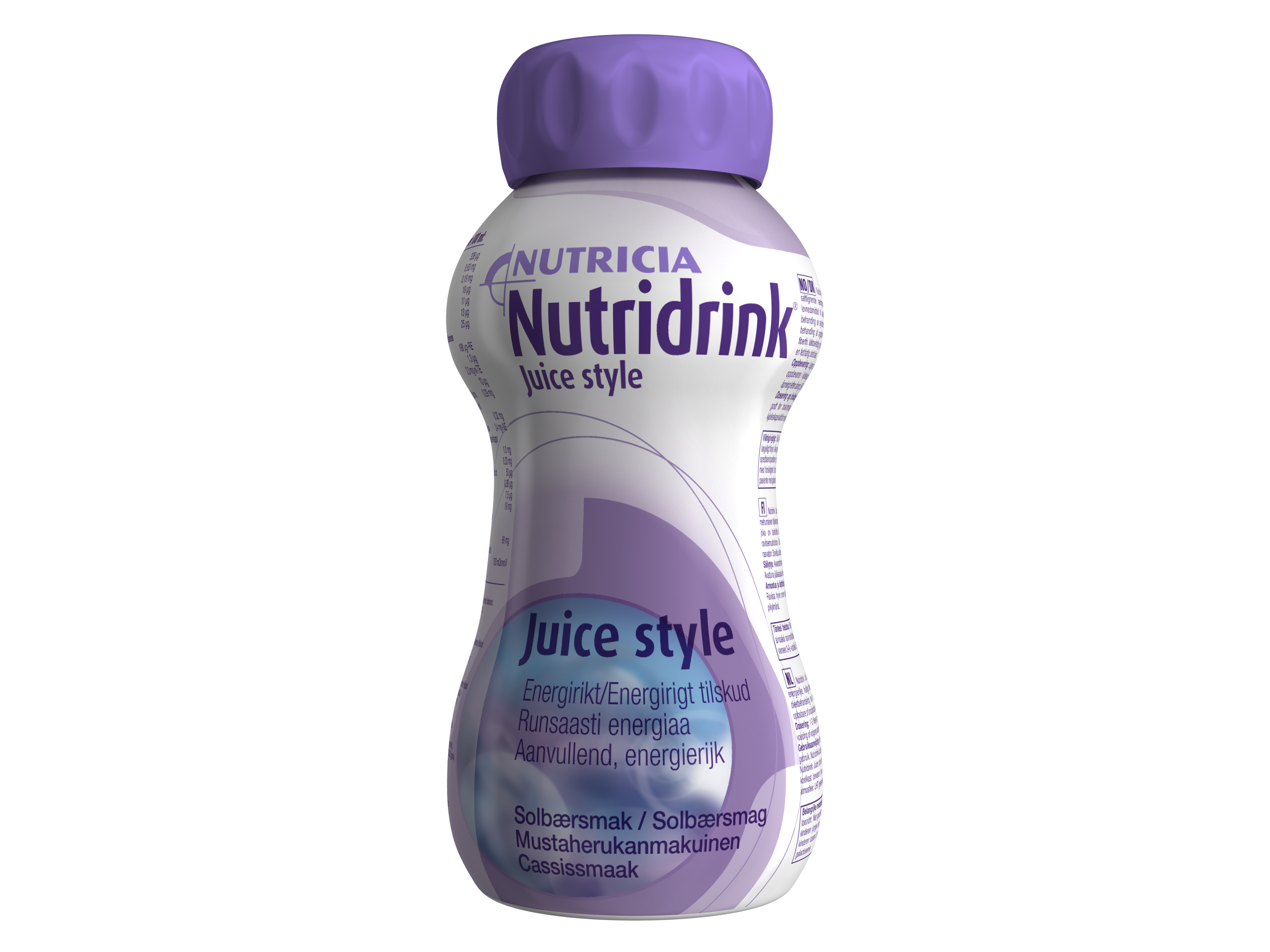 Nutridrink Juice style, Solbær, 4x200 ml