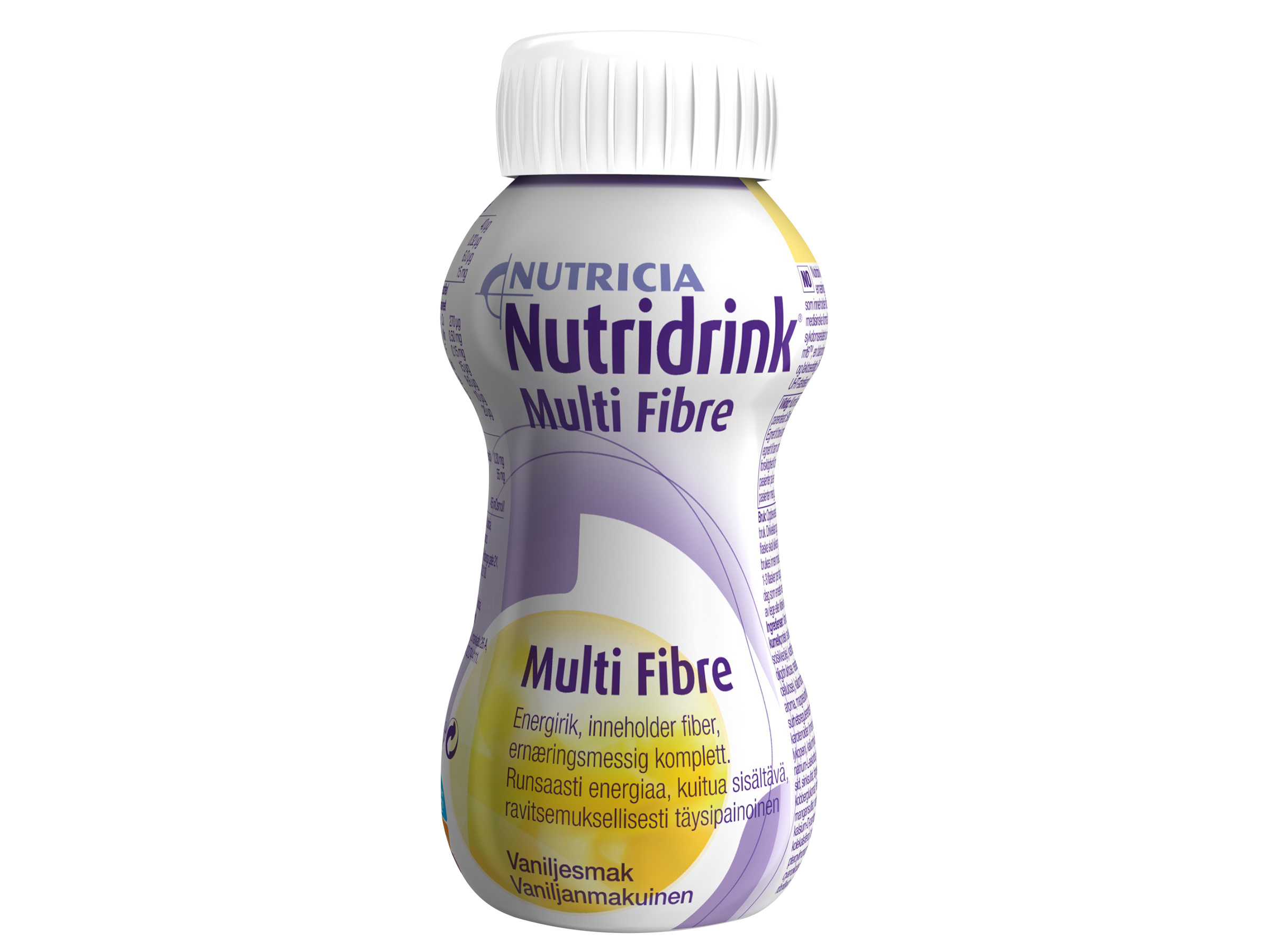 Nutridrink Multi fibre næringsdrikk, Vanilje, 200 ml