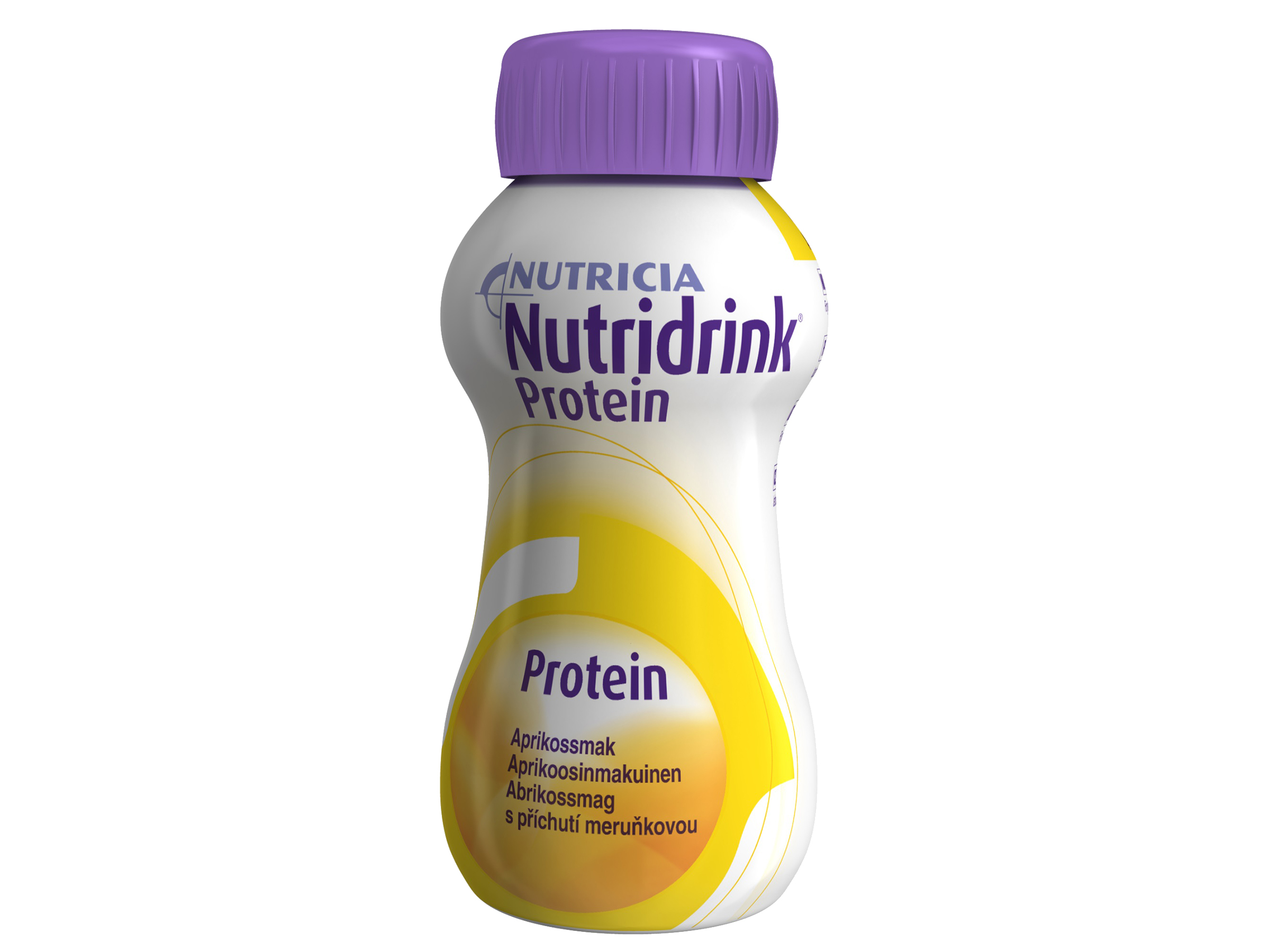 Nutridrink Proteinrik næringsdrikk, Aprikos, 4 x 200 ml