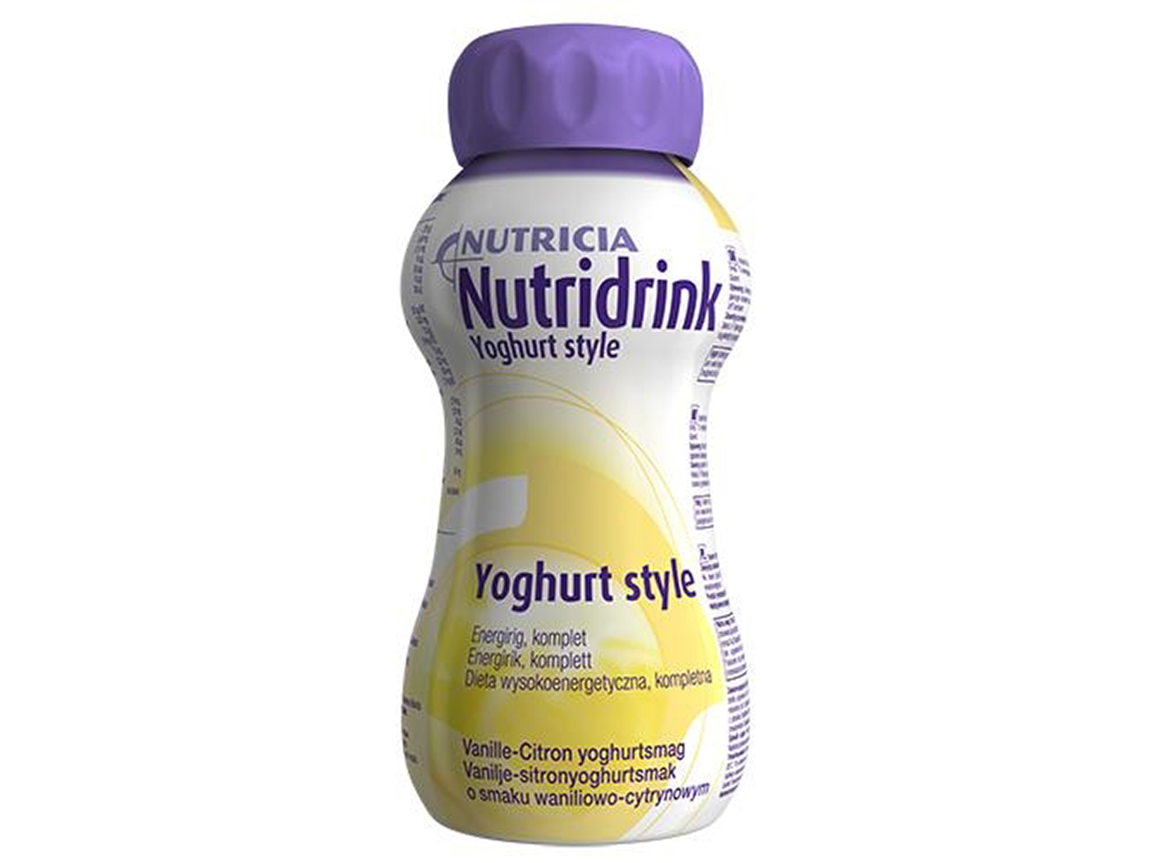 Nutridrink Yoghurt Style næringsdrikk, Vanilije og sitron, 4 x 200 ml