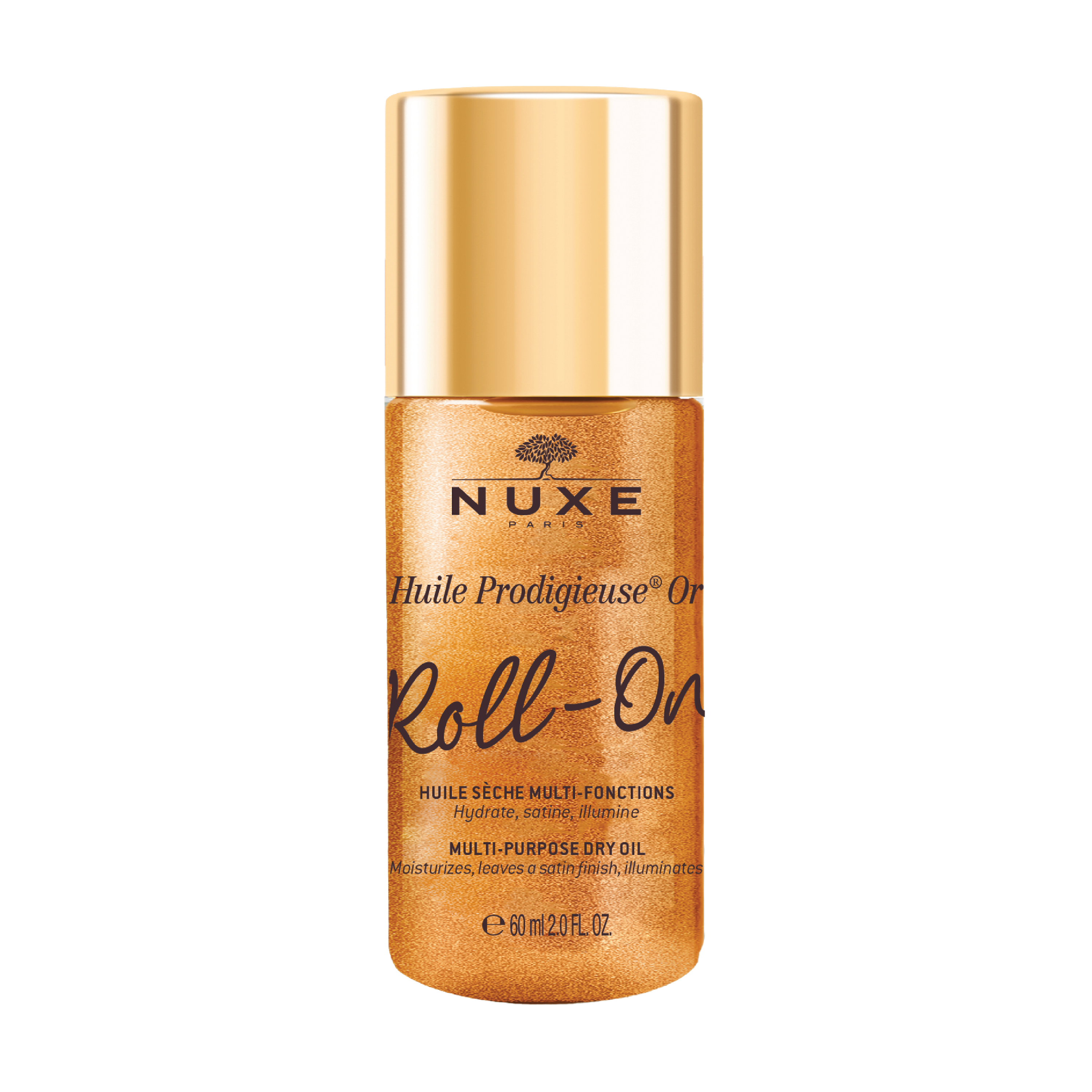 NUXE Huile Prodigieuse® Dry Oil Shimmer Roll-on, 60 ml