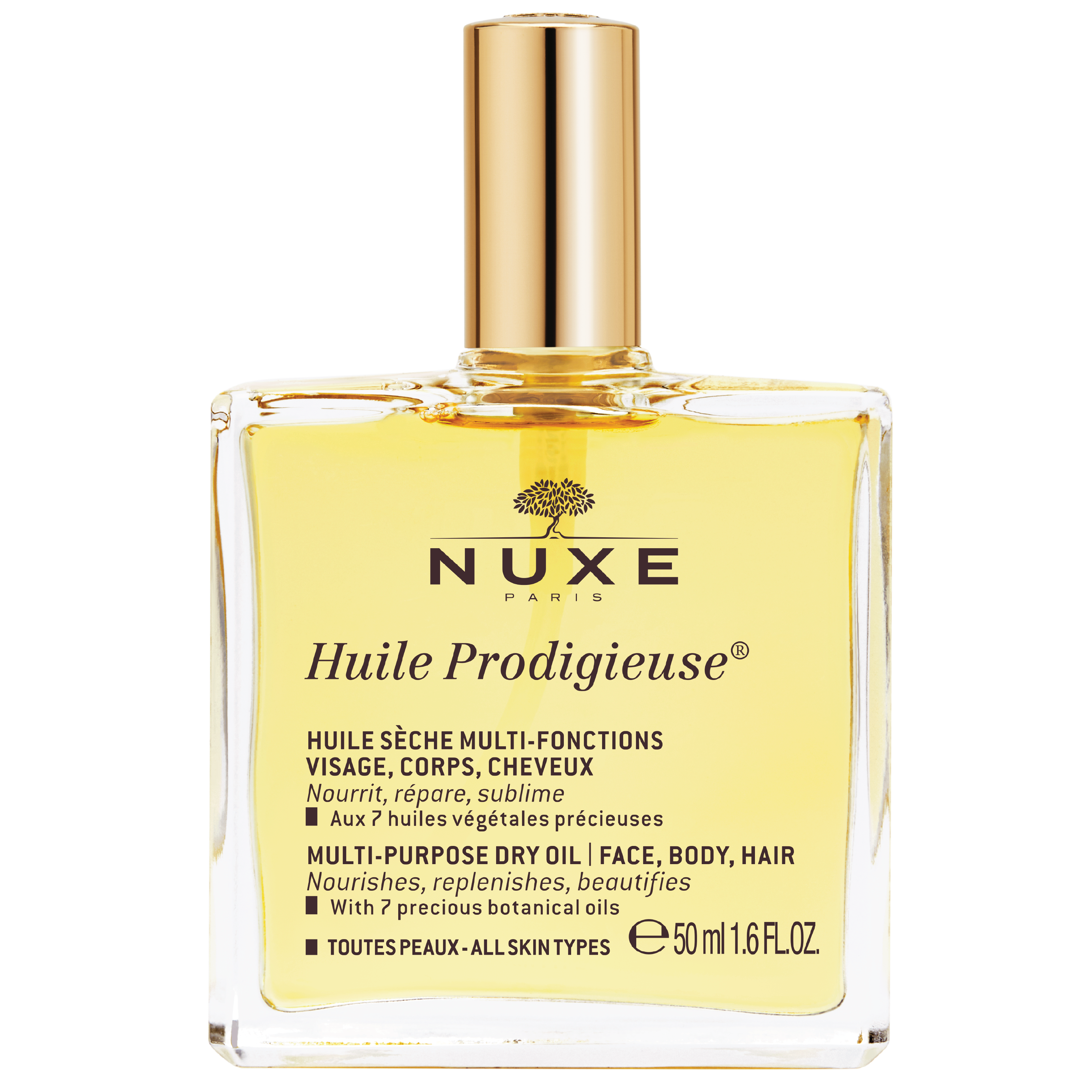NUXE Huile Prodigieuse® Multi-Purpose Dry Oil Spray, 50 ml