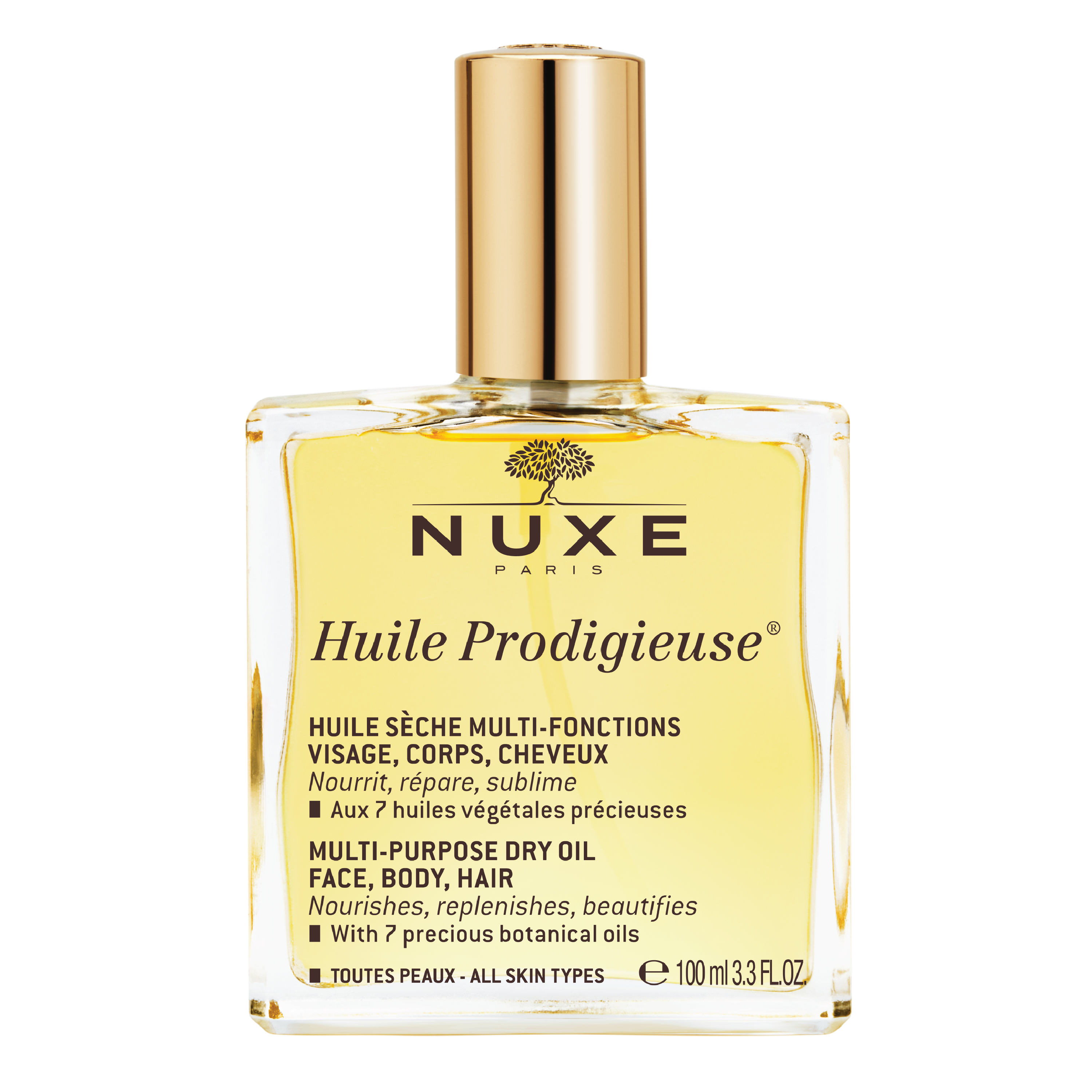 NUXE Huile Prodigieuse® Multi-Purpose Dry Oil Spray, 100 ml