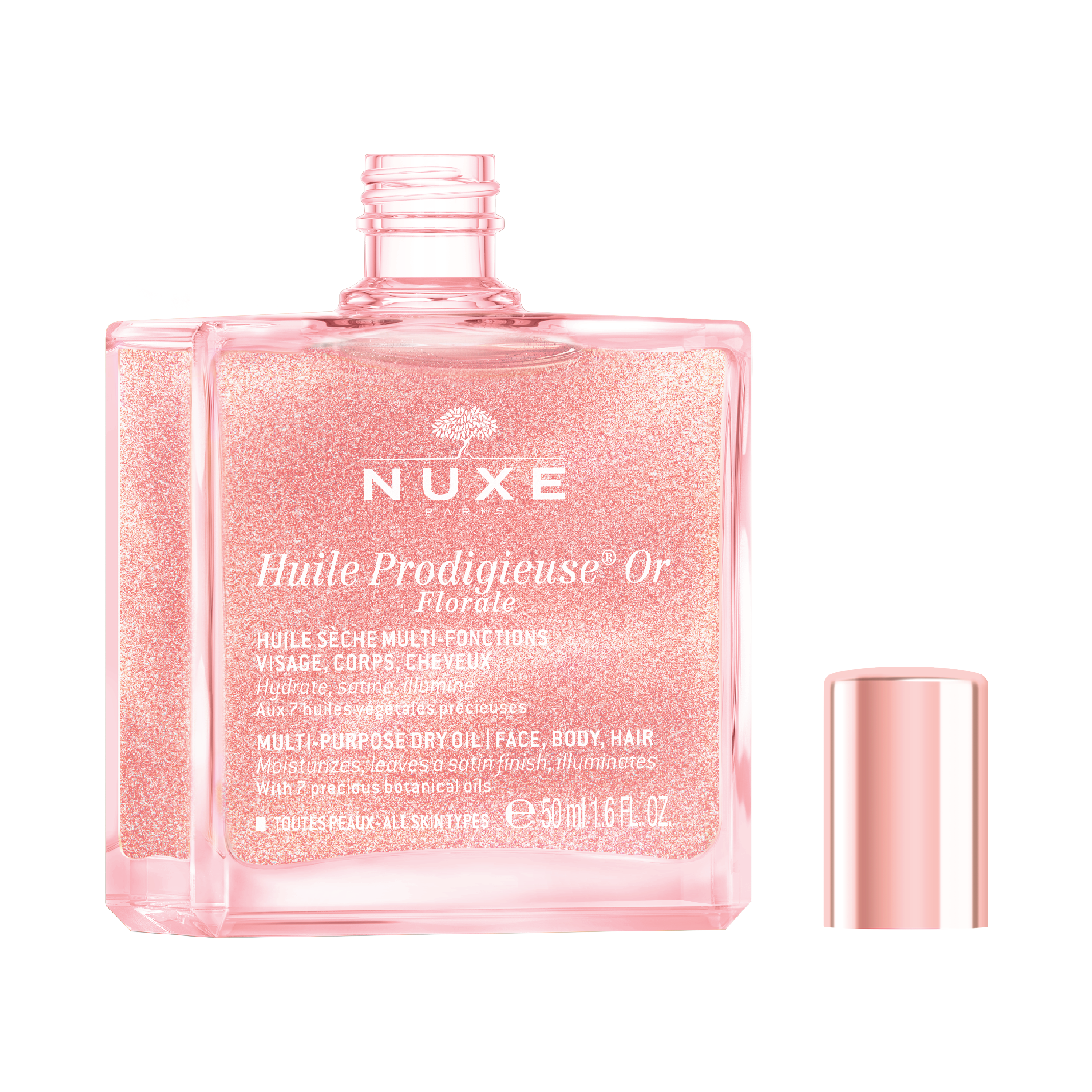 NUXE Huile Prodigieuse® Or Florale Dry Oil Shimmer, 50 ml