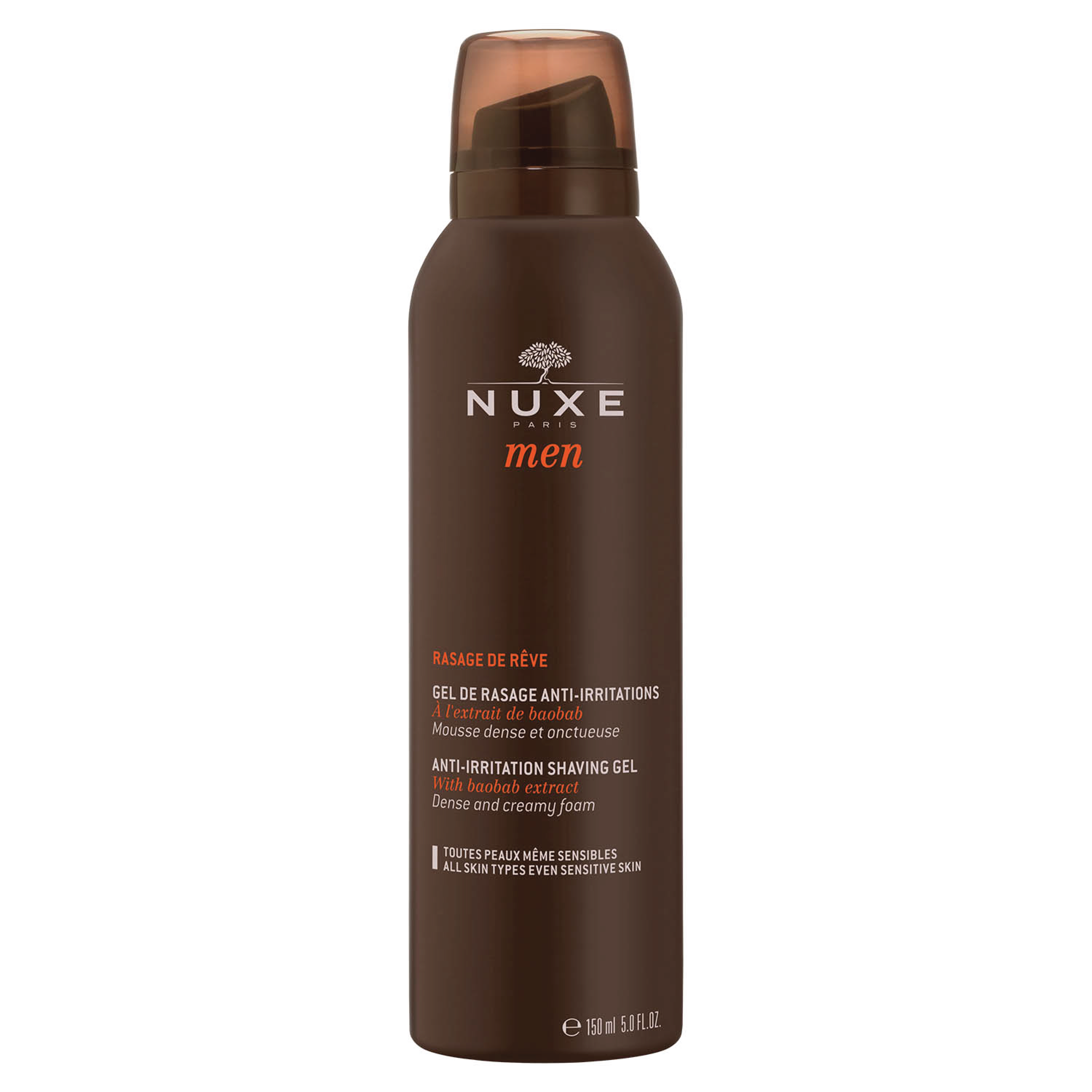 NUXE MEN Anti-Irritation Shaving Gel, 150 ml