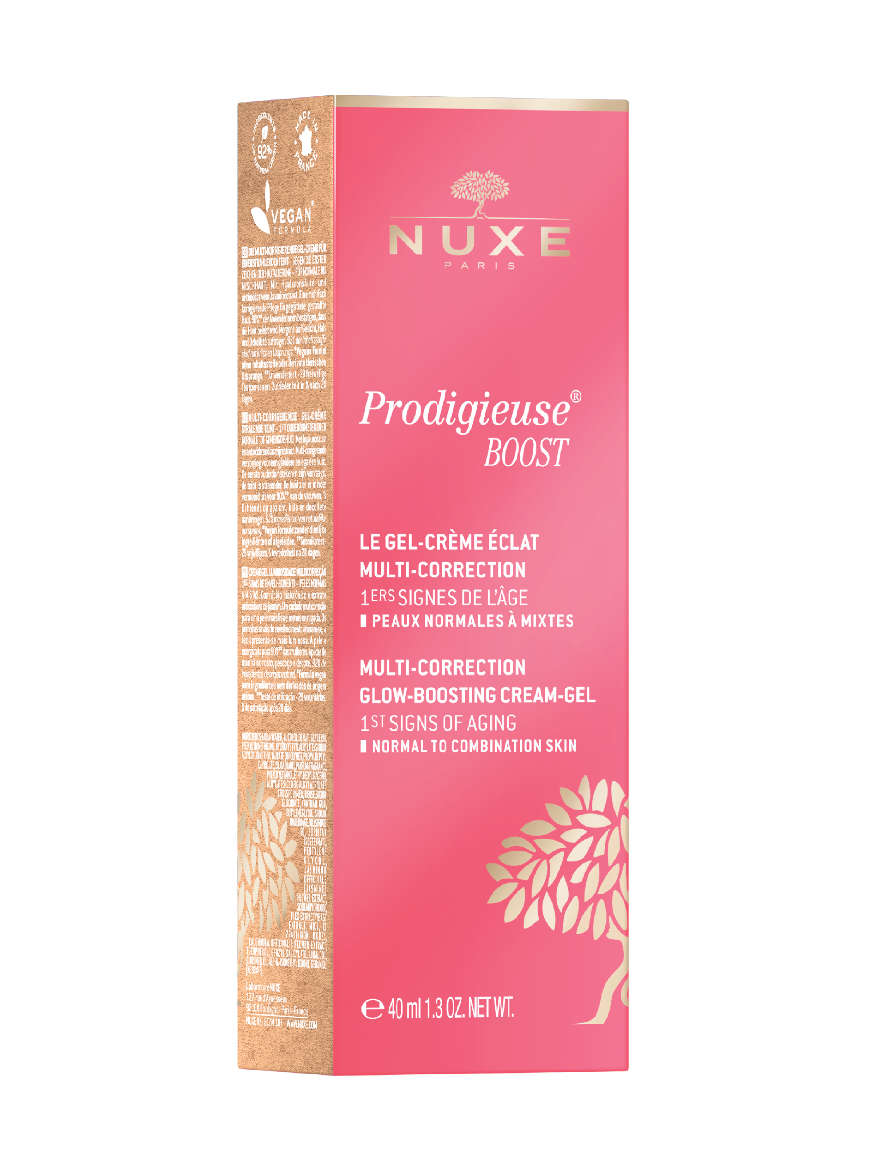 NUXE Prodigieuse Boost Multi-Correction Gel Cream, 40 ml