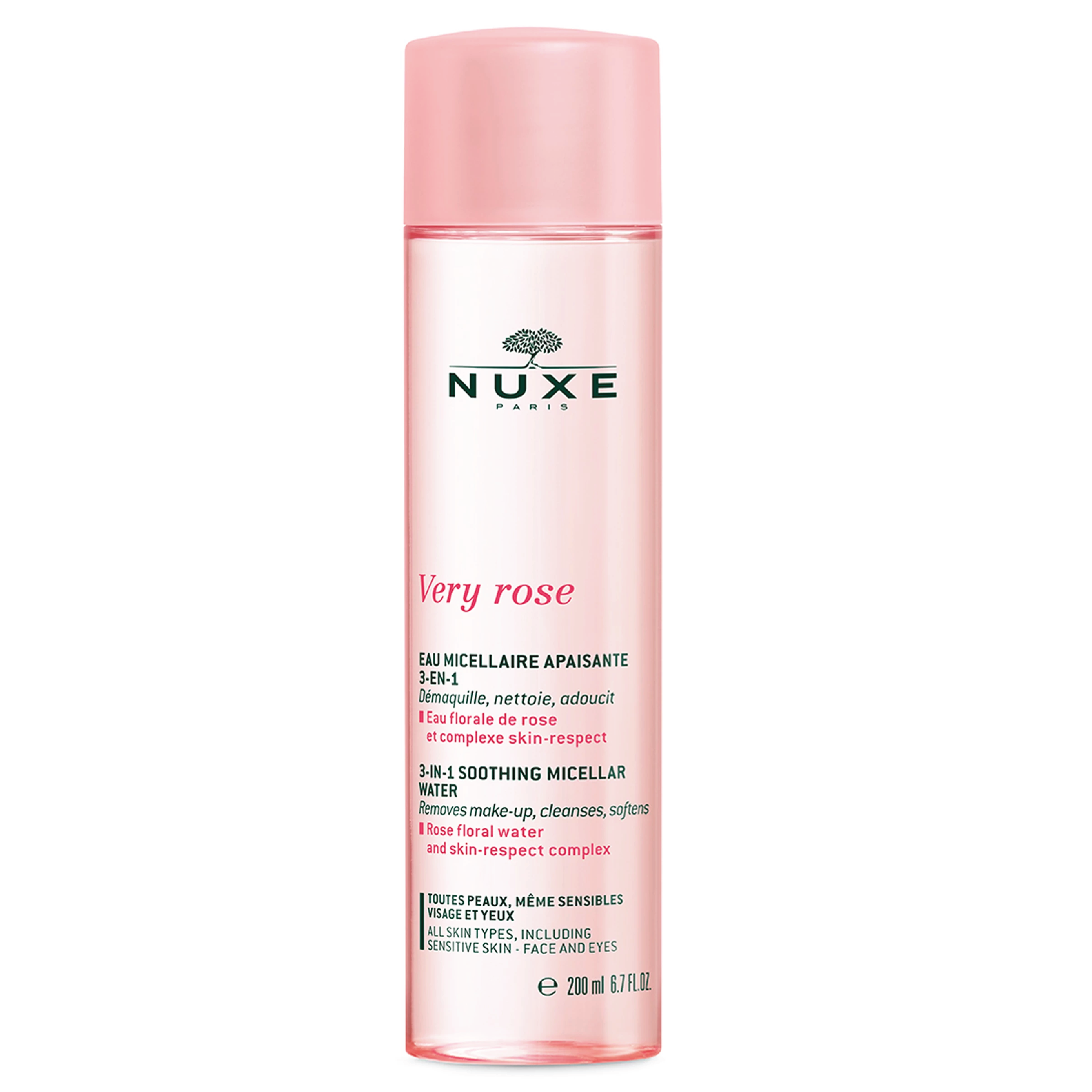 NUXE Very Rose 3-in-1 Soothing Micellar Water, 200 ml