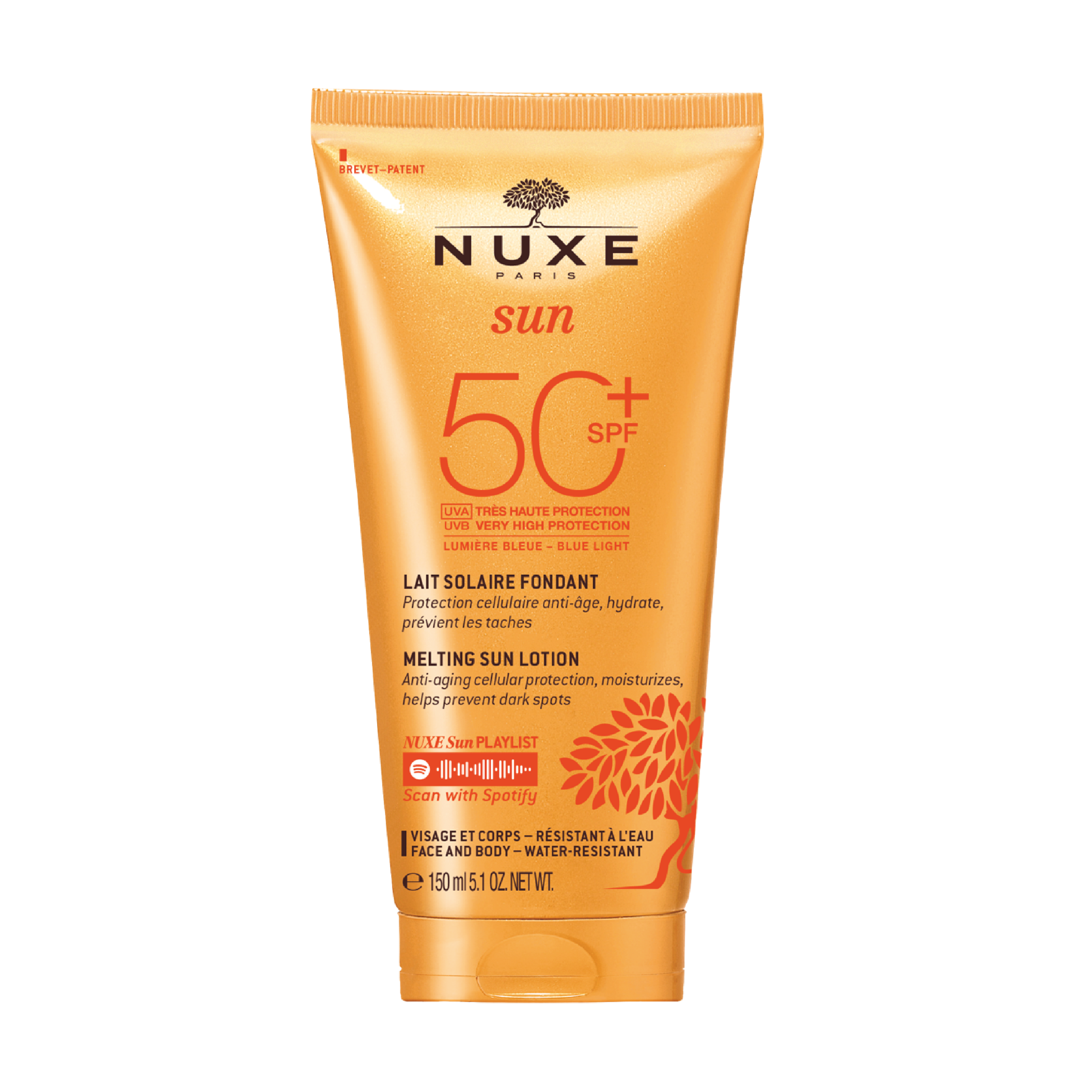 NUXE Sun Melting Lotion Face & Body SPF50, 150 ml