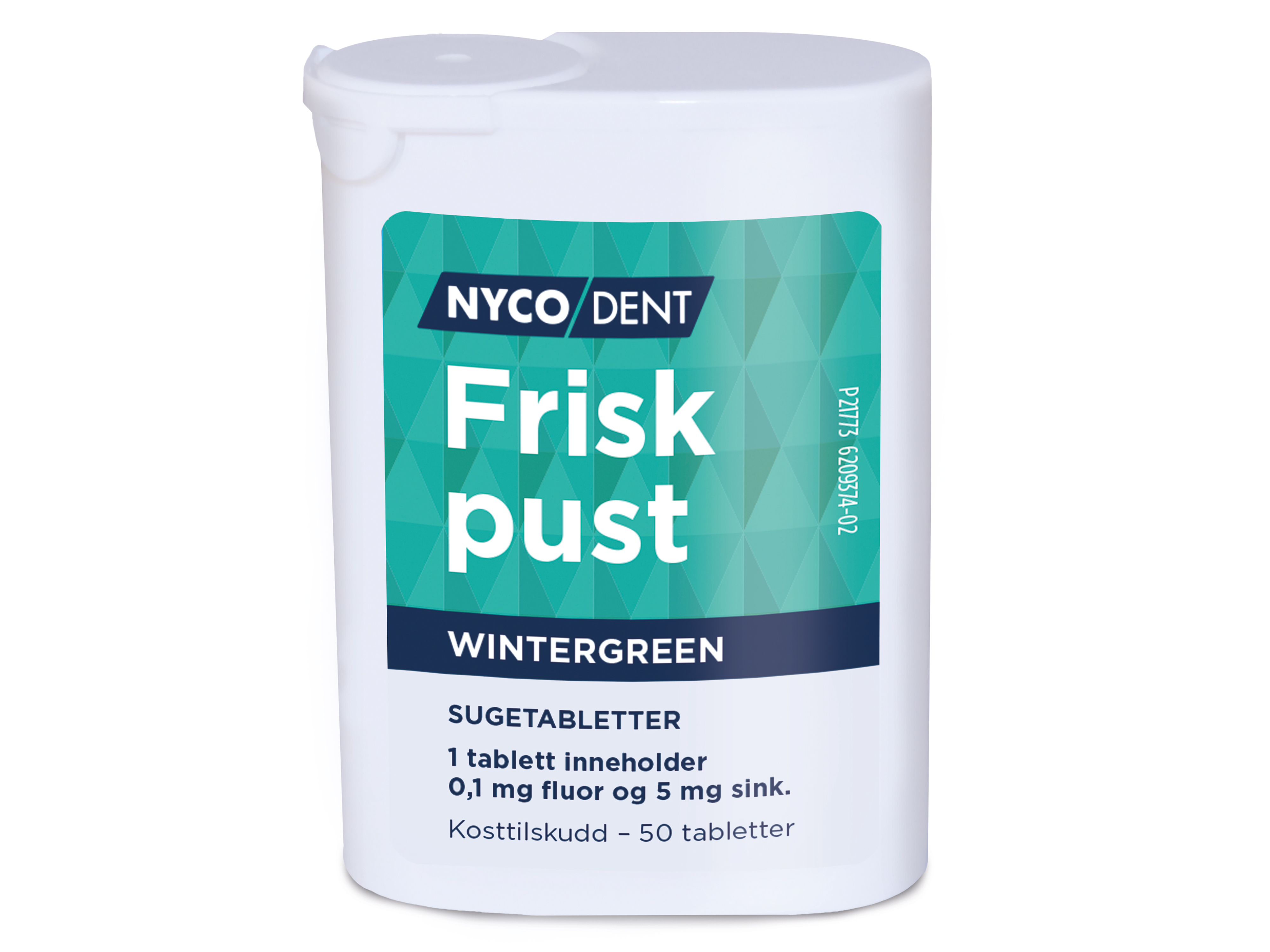 Nycodent Frisk Pust Wintergreen, 50 stk.