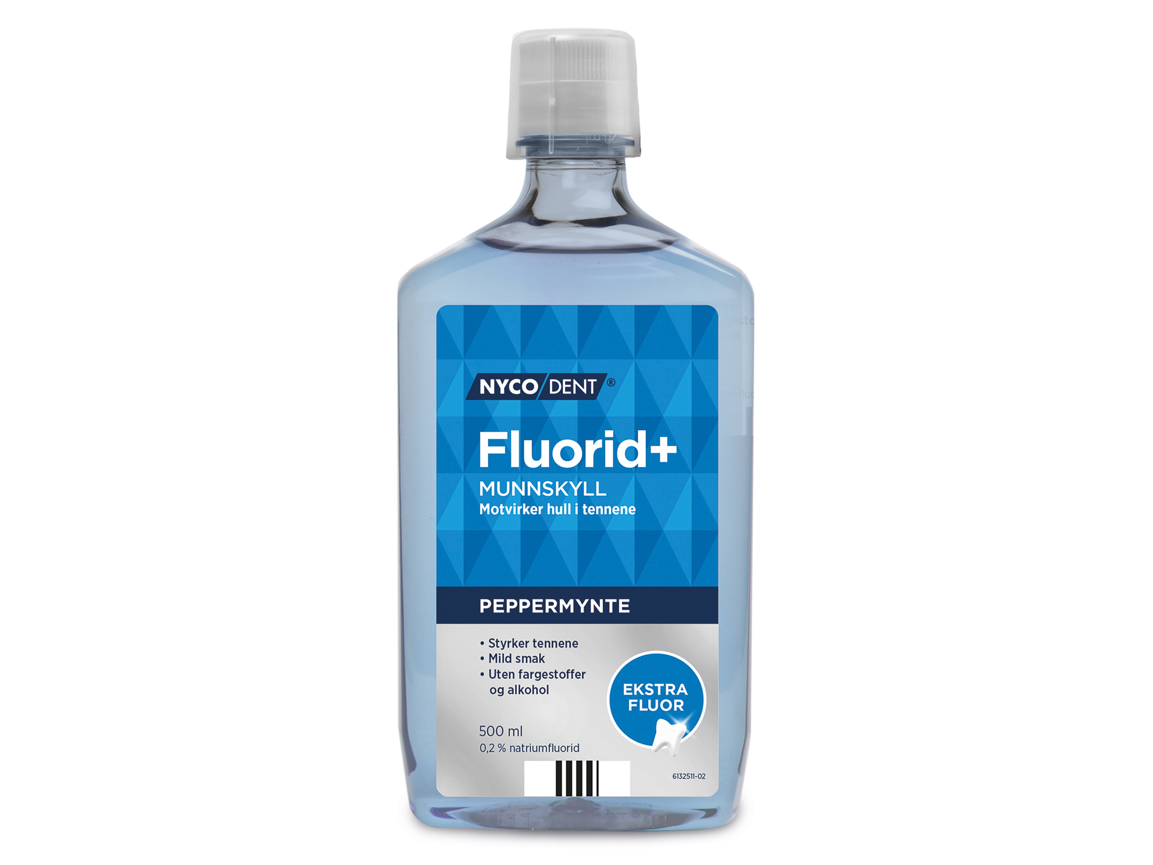 Nycodent Nycodent Fluorid+ 0,2% peppermynte, 500