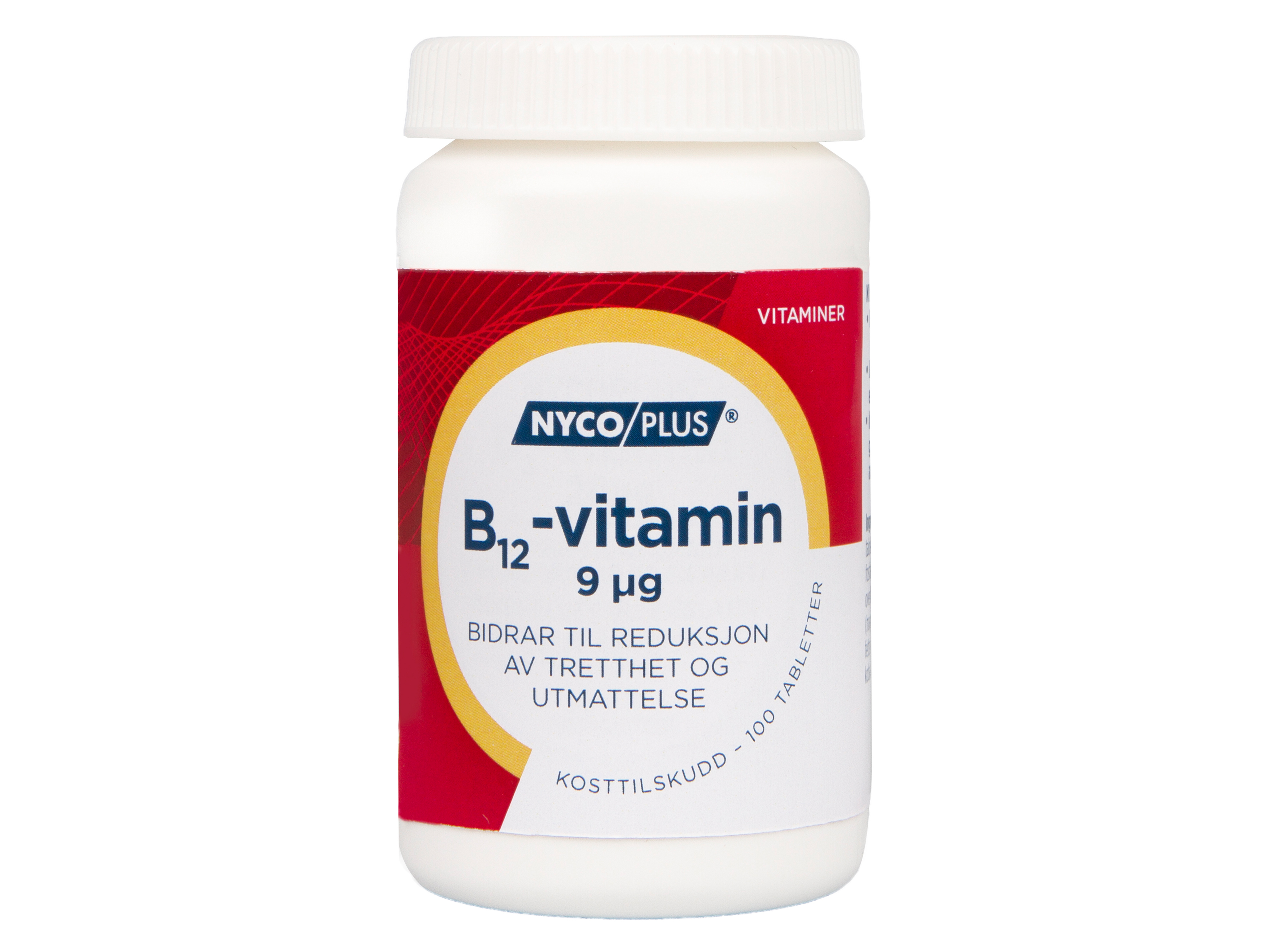 Nycoplus B12-vitamin 9 µg, 100 tabletter