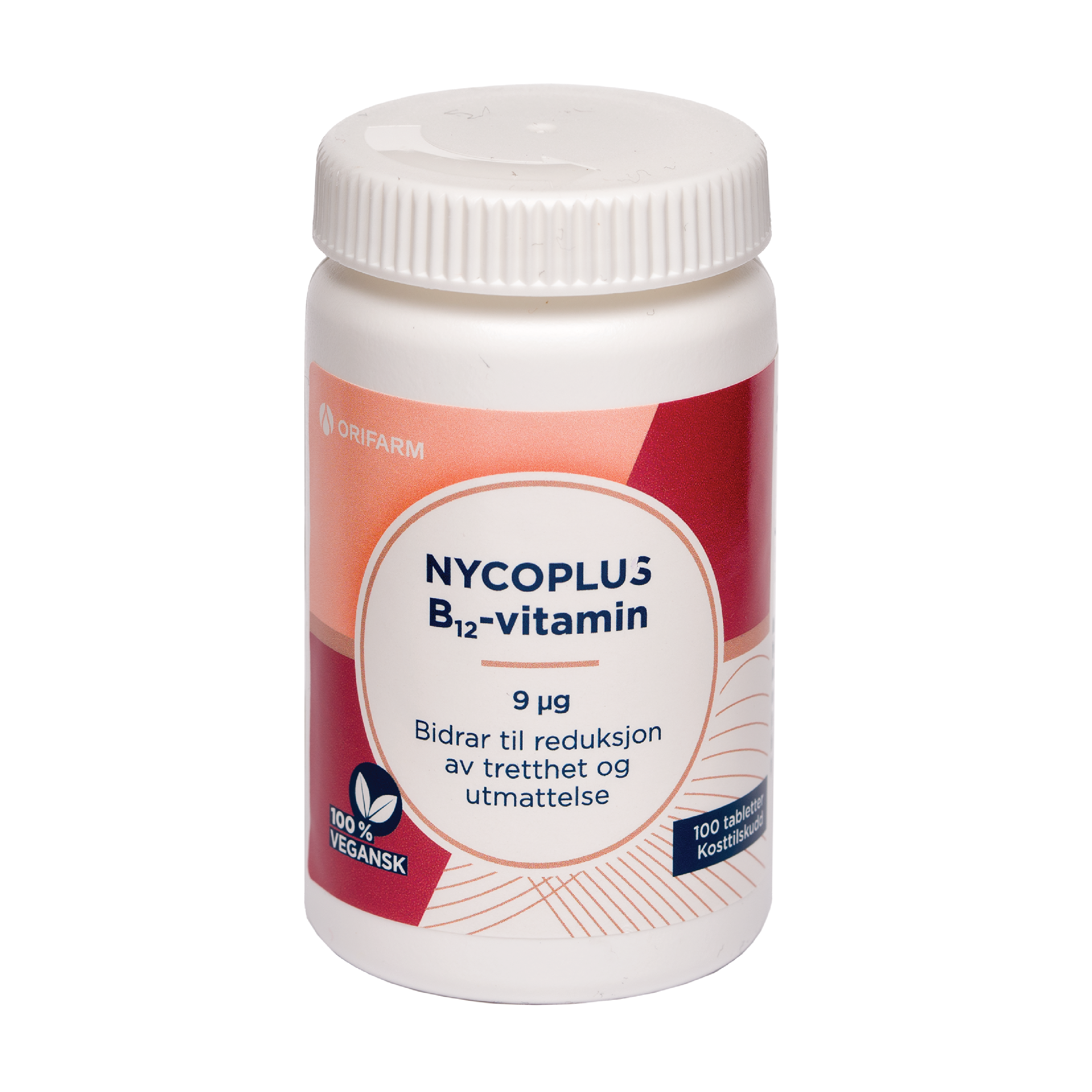 Nycoplus B12vitamin 9 µg, 100 tabletter Vitaminer og mineraler