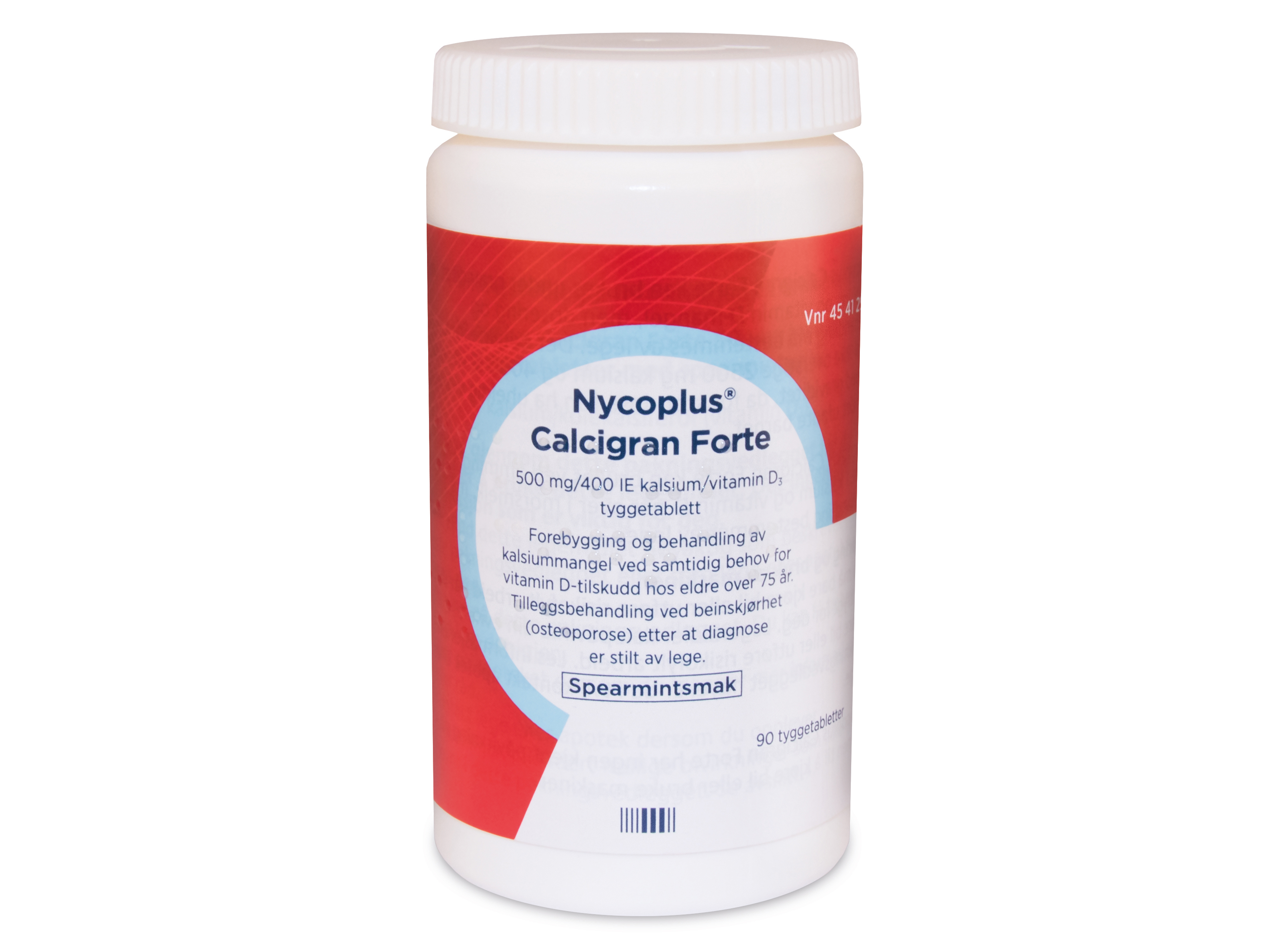 Nycoplus Calcigran Forte 500/400 IE, 90 tabletter