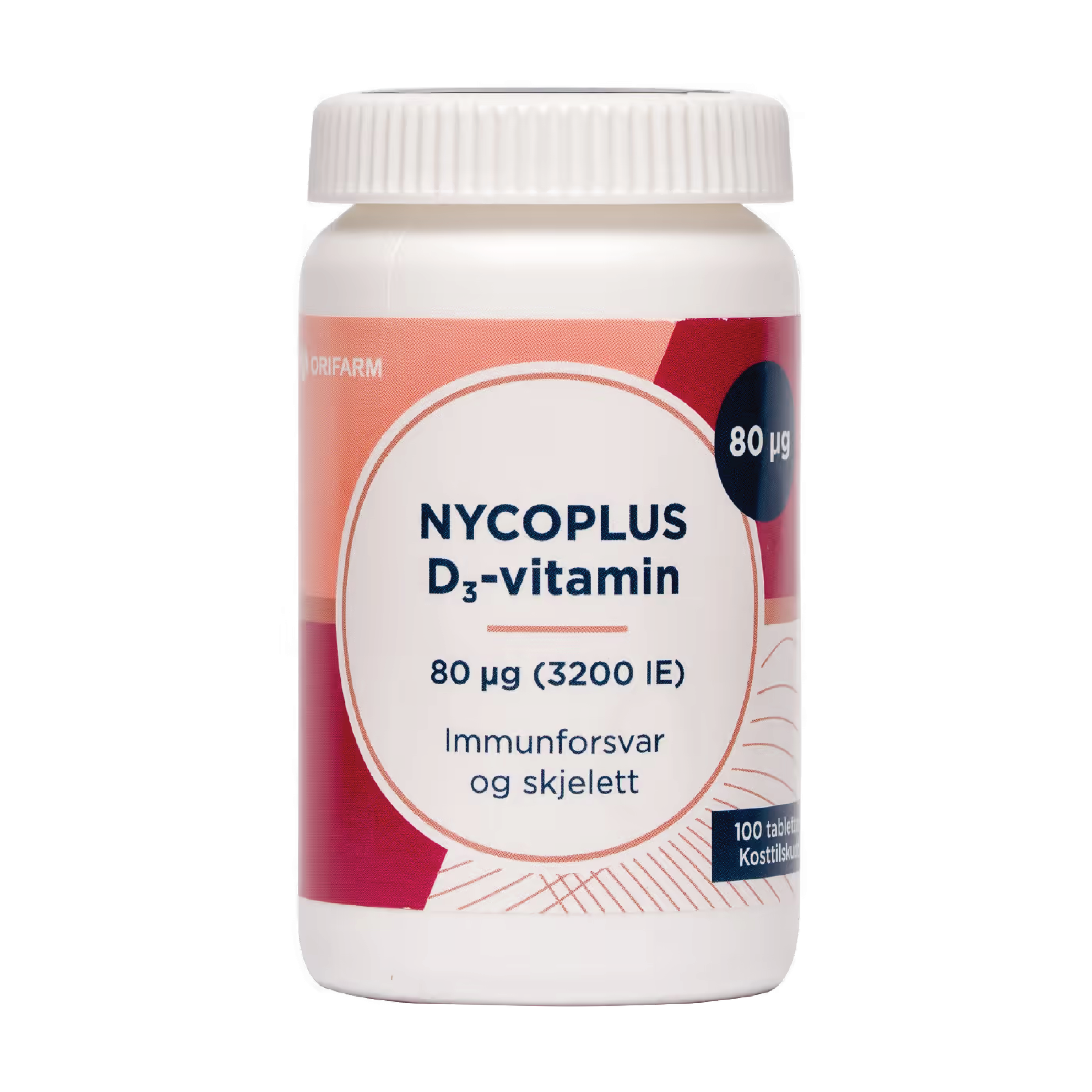 Nycoplus D3-Vitamin 80 µg, 100 stk.