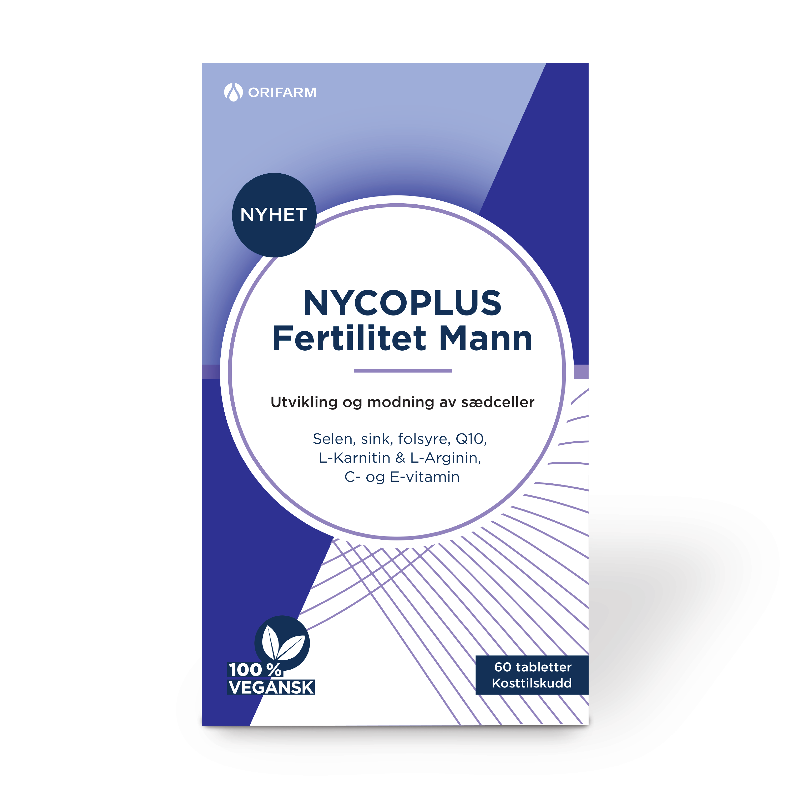 Nycoplus Fertilitet Mann, 60 stk.