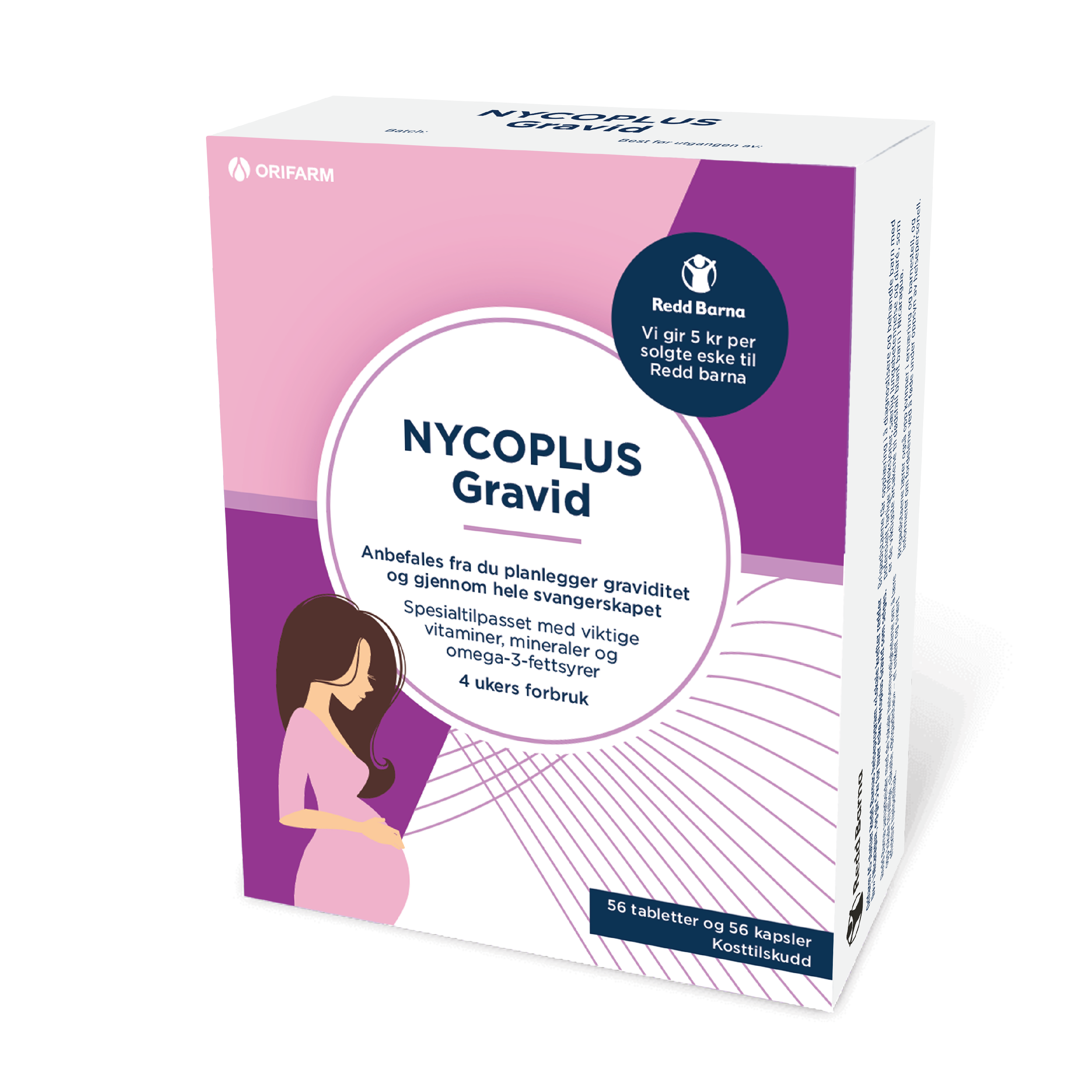 Nycoplus Gravid Tabletter + Kapsler, 56+56 tabletter
