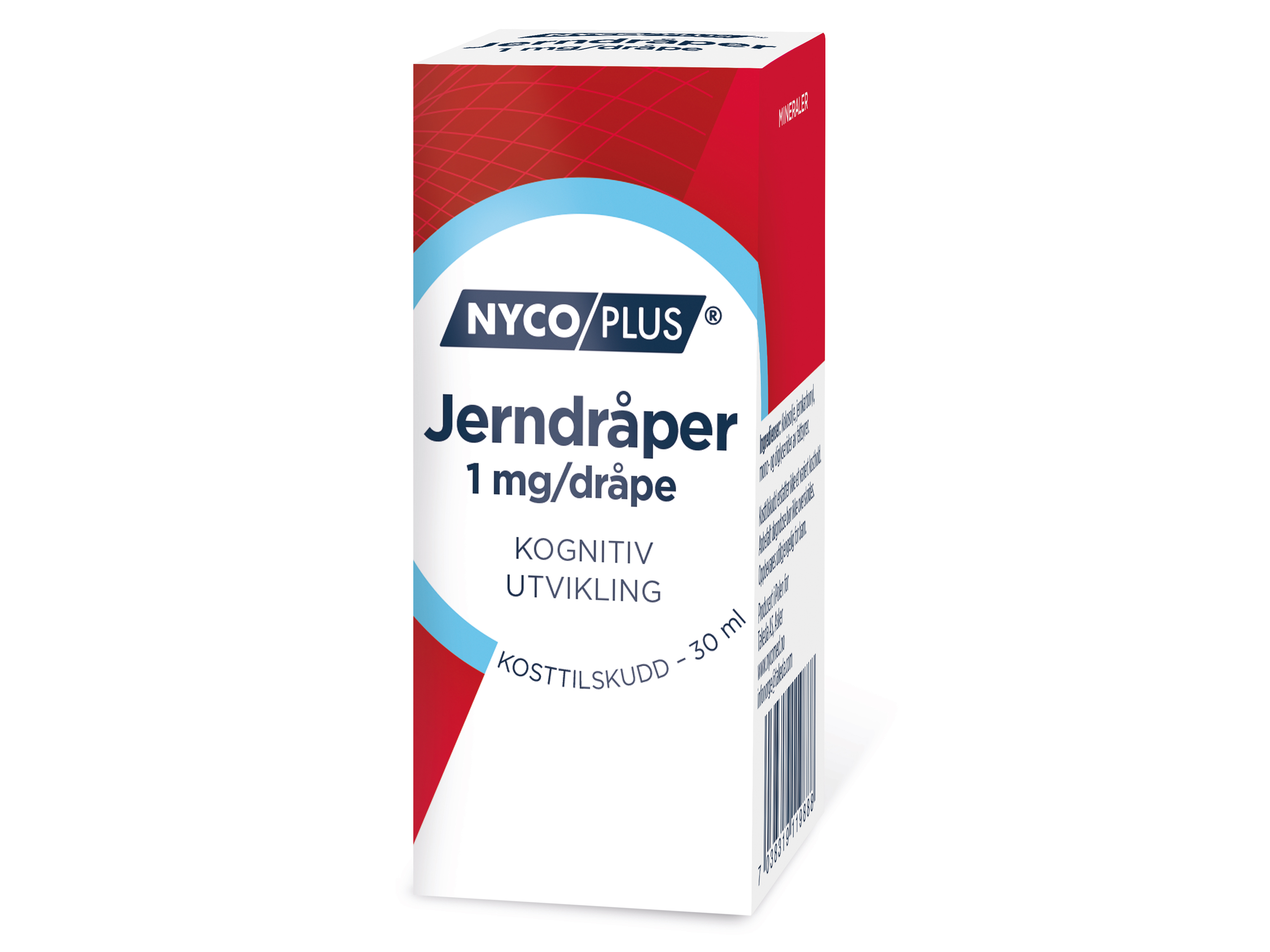 Nycoplus Jerndråper 1 mg/dråpe, 30 ml