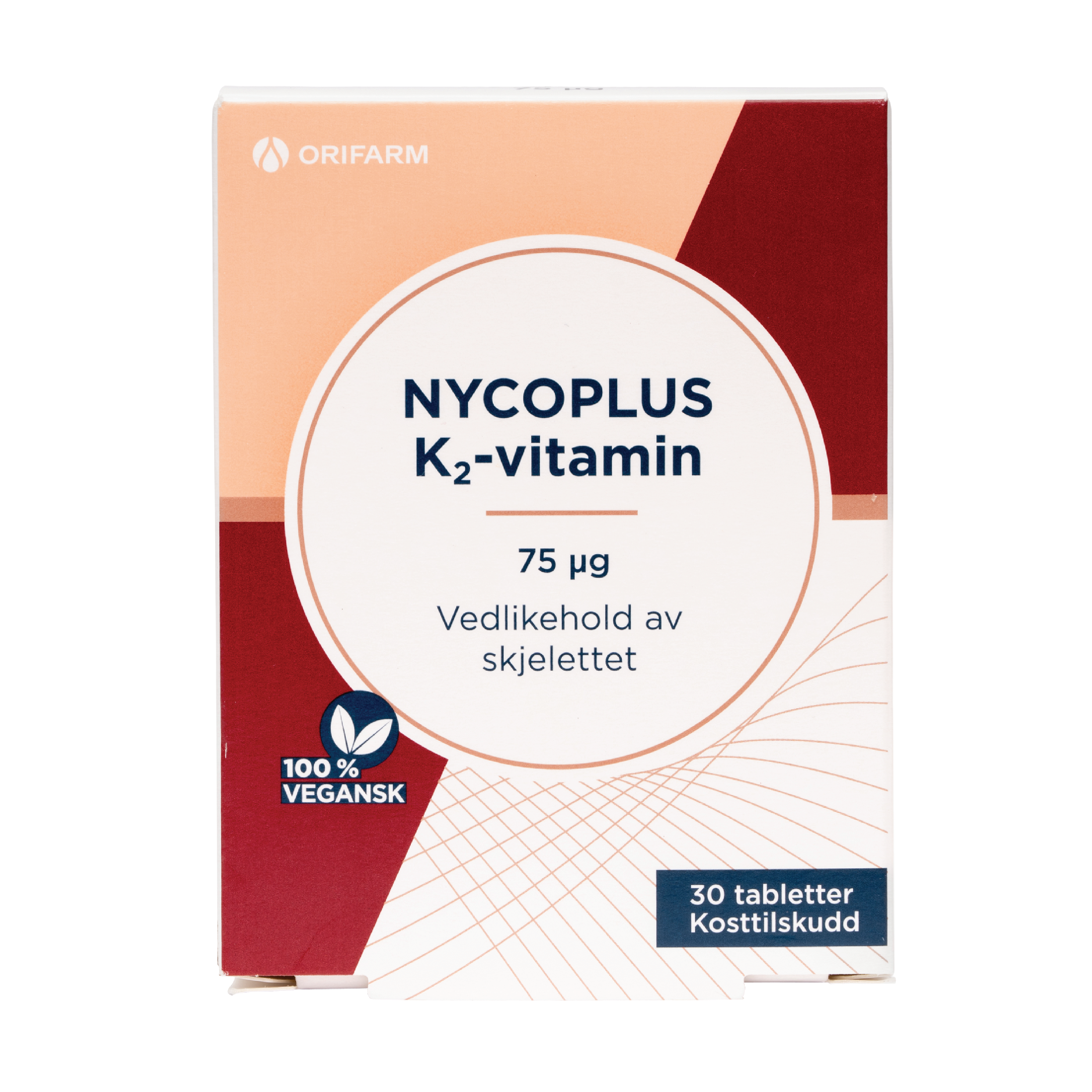 Nycoplus K2-vitamin 75 µg, 30 stk.