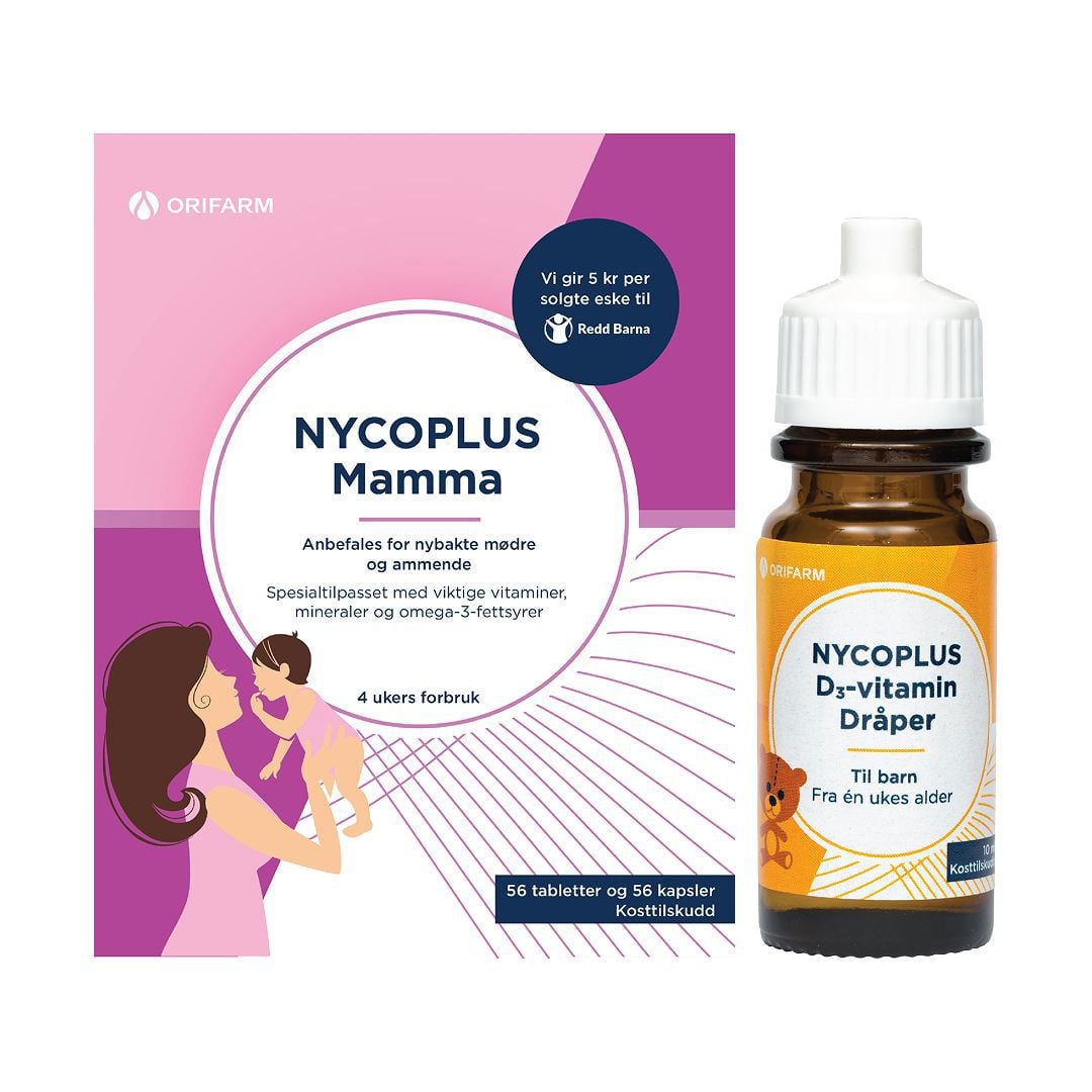 Nycoplus Mamma + D3-vitamin Dråper