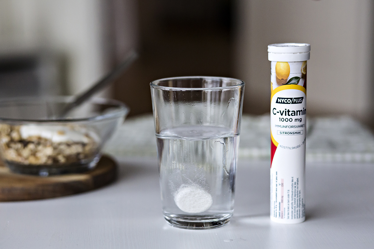 Nycoplus C-vitamin 1000 mg, Sitron, 20 brusetabletter